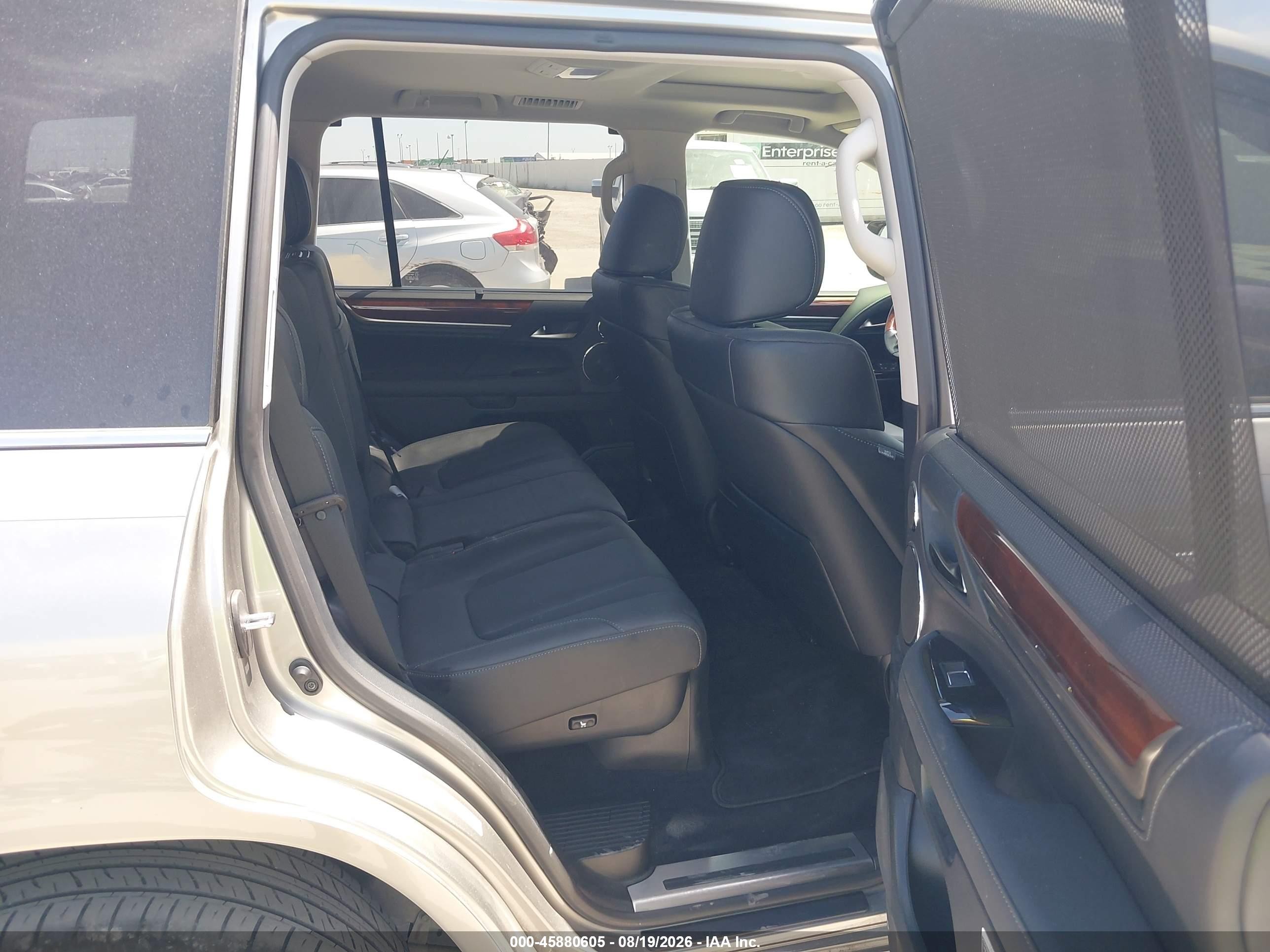 2016 Lexus Lx 570 Серый vin: JTJHY7AX7G4201622