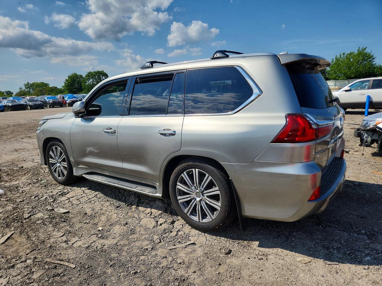2017 Lexus Lx 570 Gray vin: JTJHY7AX7H4220706
