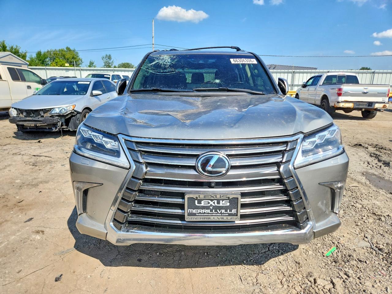 2017 Lexus Lx 570 Gray vin: JTJHY7AX7H4220706