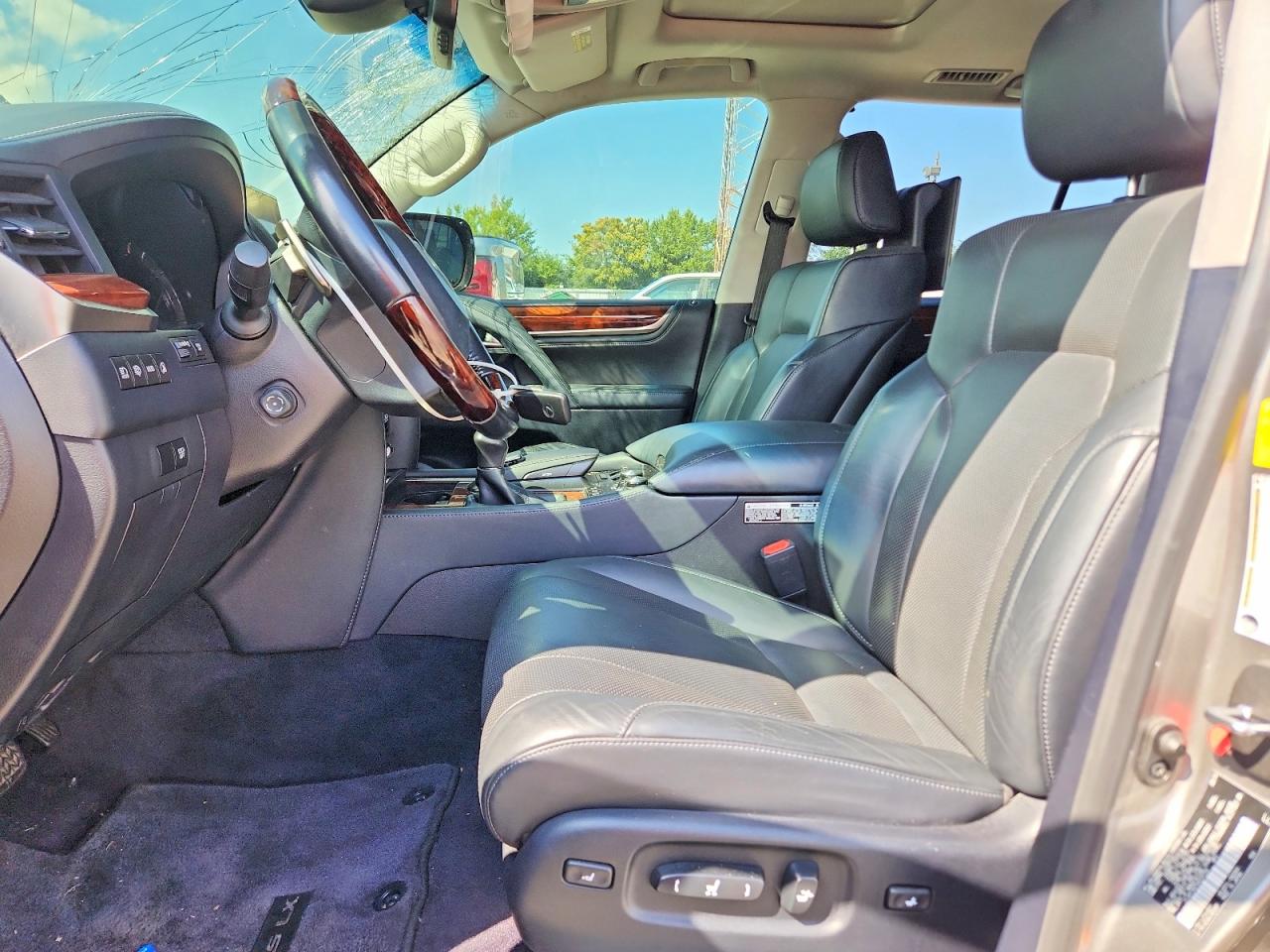2017 Lexus Lx 570 Gray vin: JTJHY7AX7H4220706