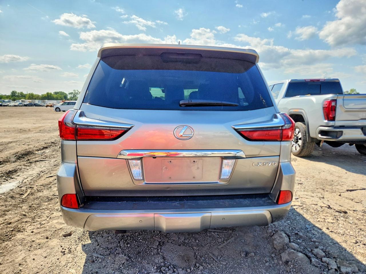 2017 Lexus Lx 570 Gray vin: JTJHY7AX7H4220706