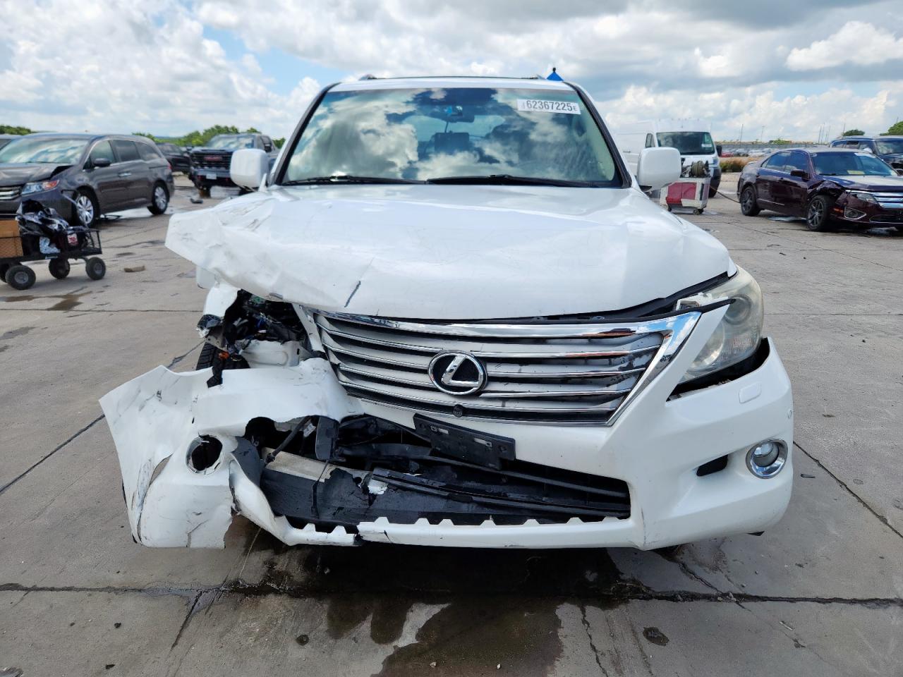 2010 Lexus Lx 570 White vin: JTJHY7AX8A4049812