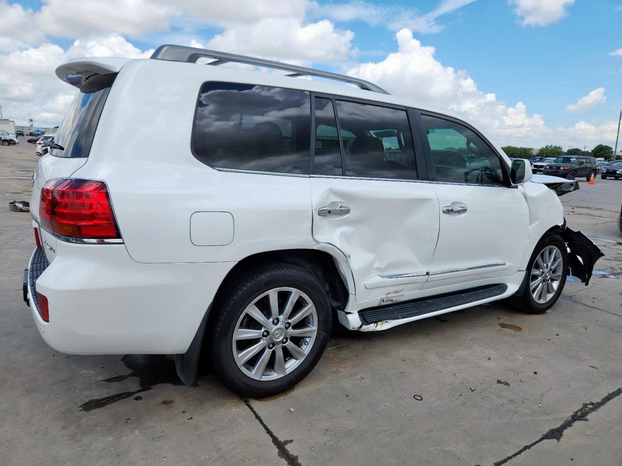 2010 Lexus Lx 570 White vin: JTJHY7AX8A4049812