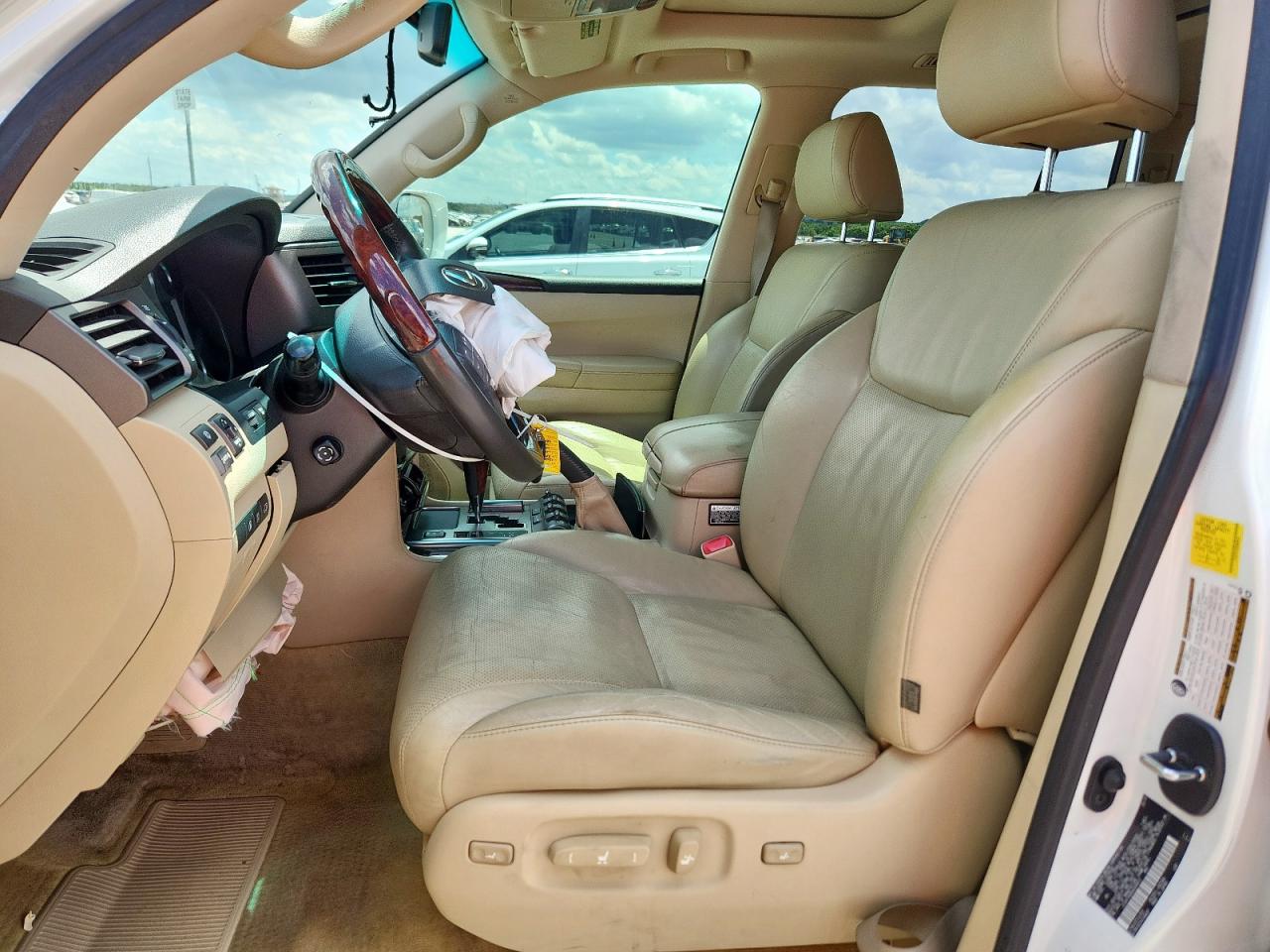 2010 Lexus Lx 570 White vin: JTJHY7AX8A4049812