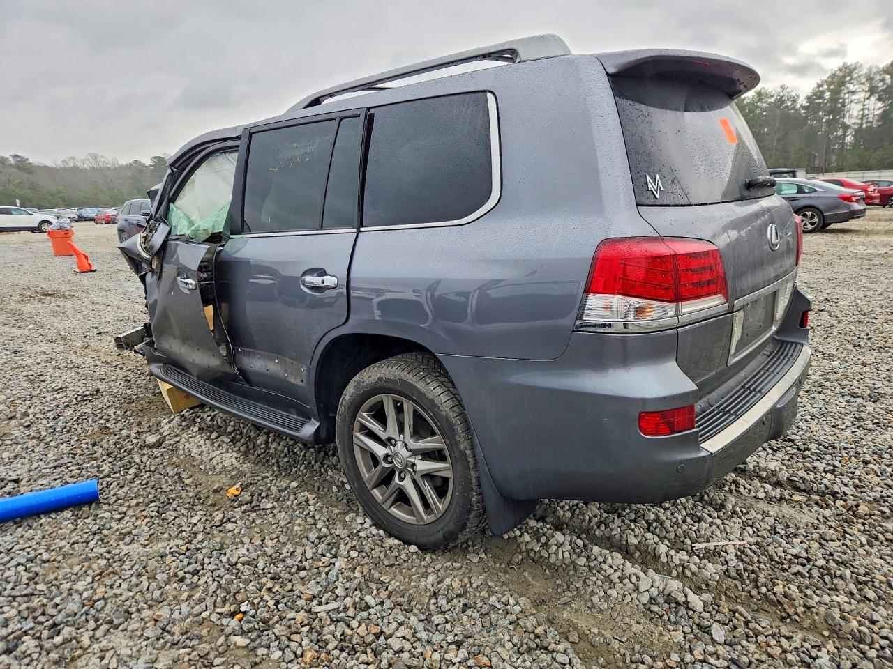 2013 Lexus Lx 570 Base Charcoal vin: JTJHY7AX8D4105316