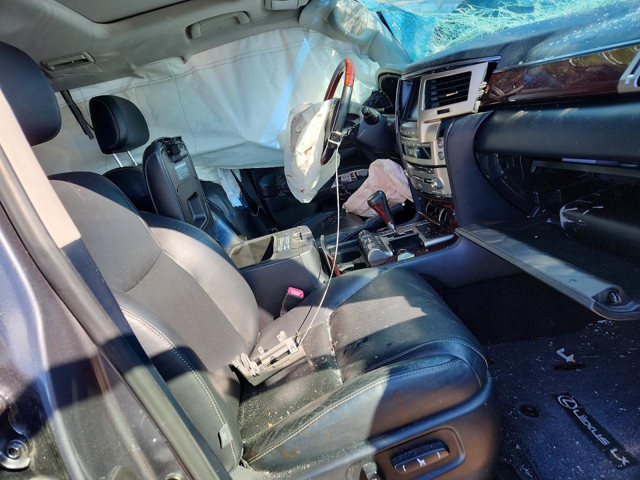 2013 Lexus Lx 570 Base Charcoal vin: JTJHY7AX8D4105316