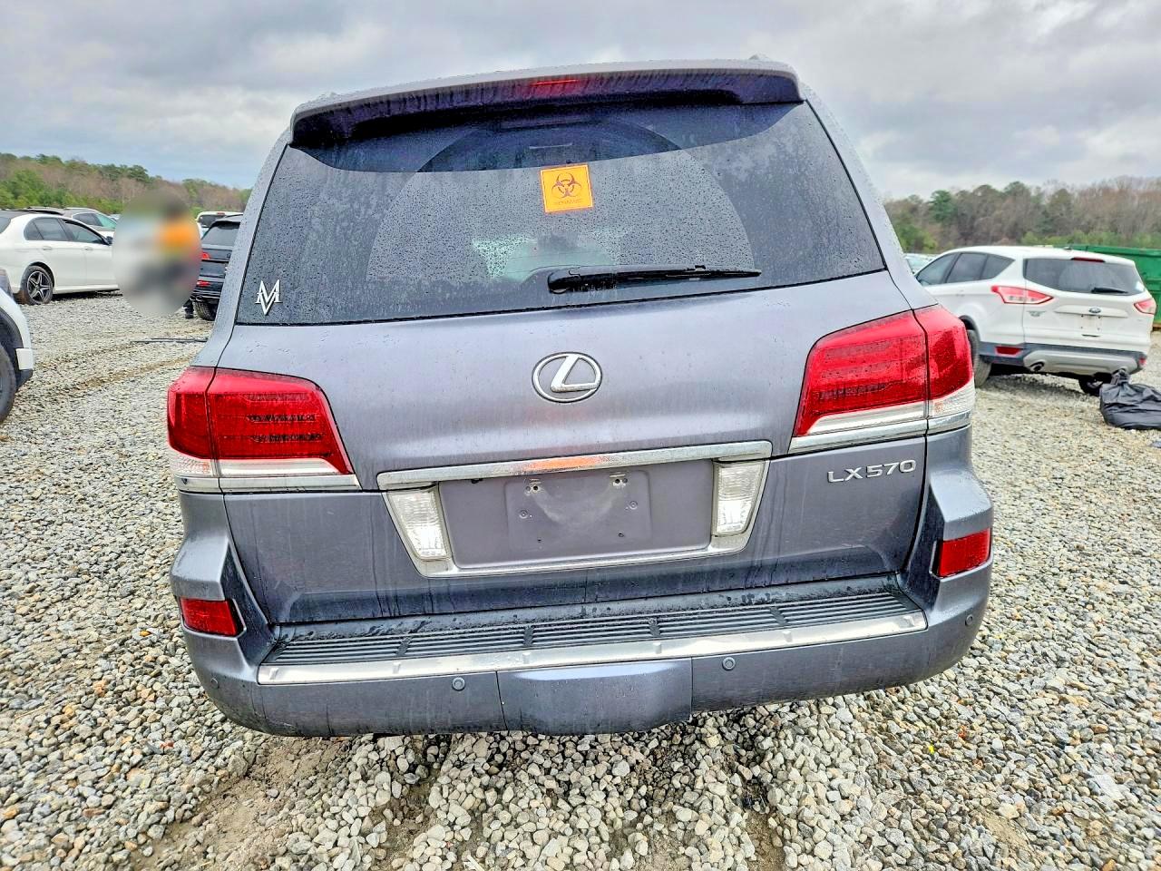 2013 Lexus Lx 570 Base Charcoal vin: JTJHY7AX8D4105316