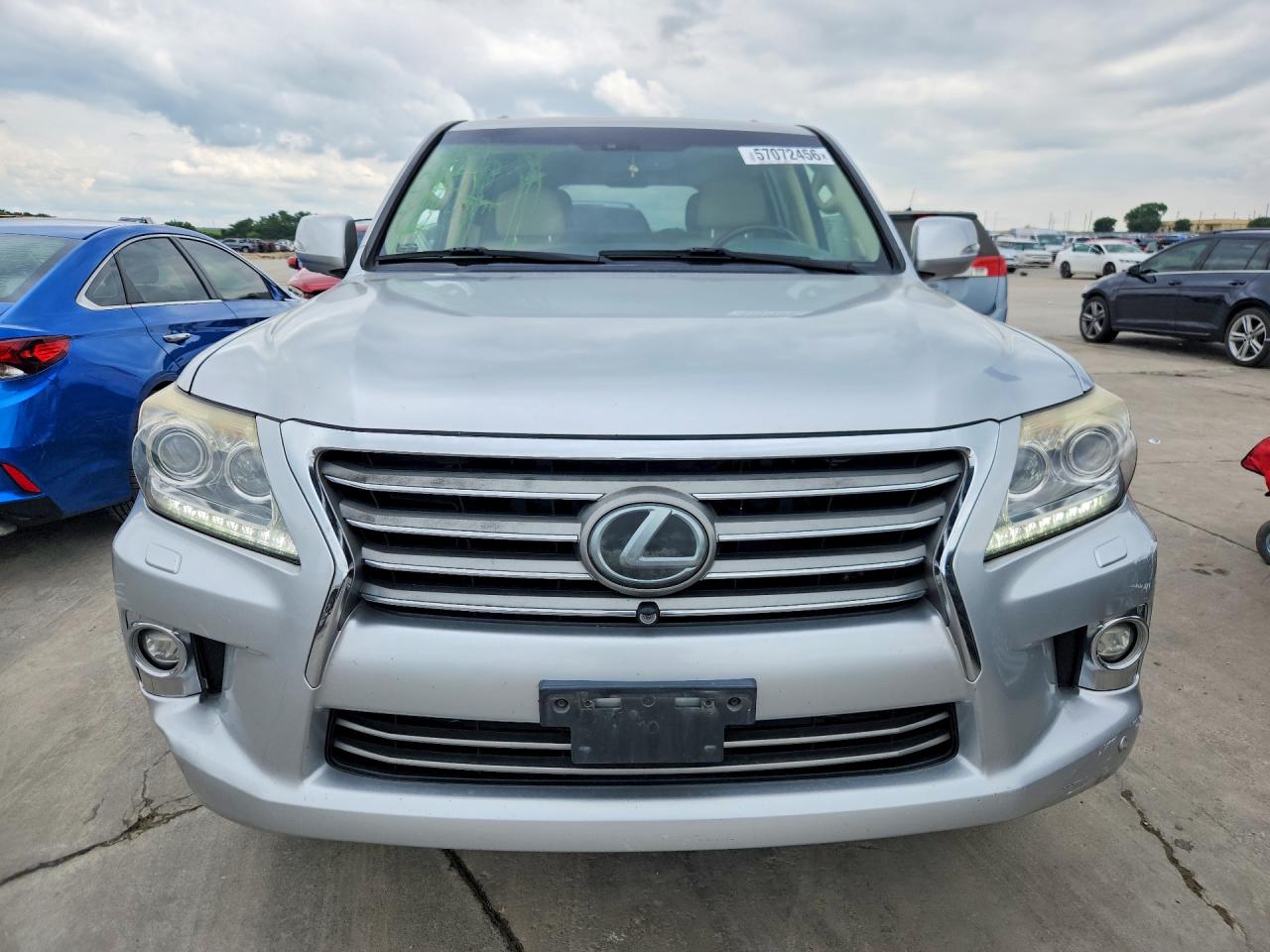 2014 Lexus Lx 570 Silver vin: JTJHY7AX8E4154825