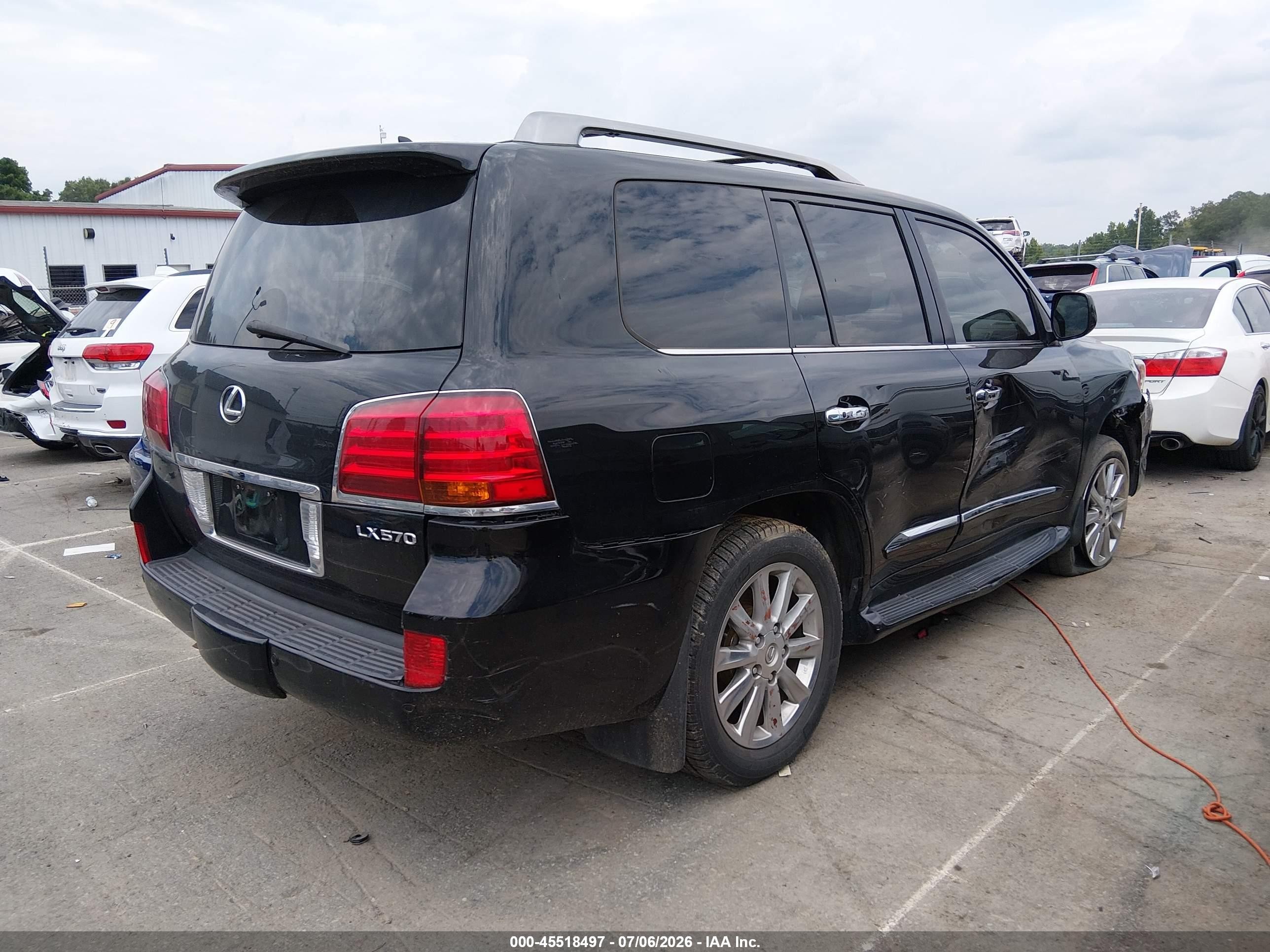 2011 Lexus Lx 570   Black vin: JTJHY7AX9B4083291