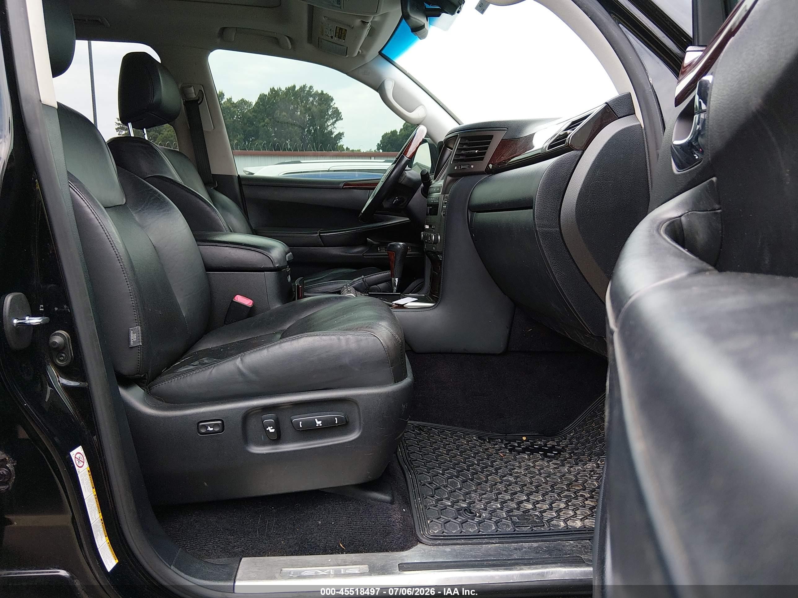2011 Lexus Lx 570   Black vin: JTJHY7AX9B4083291