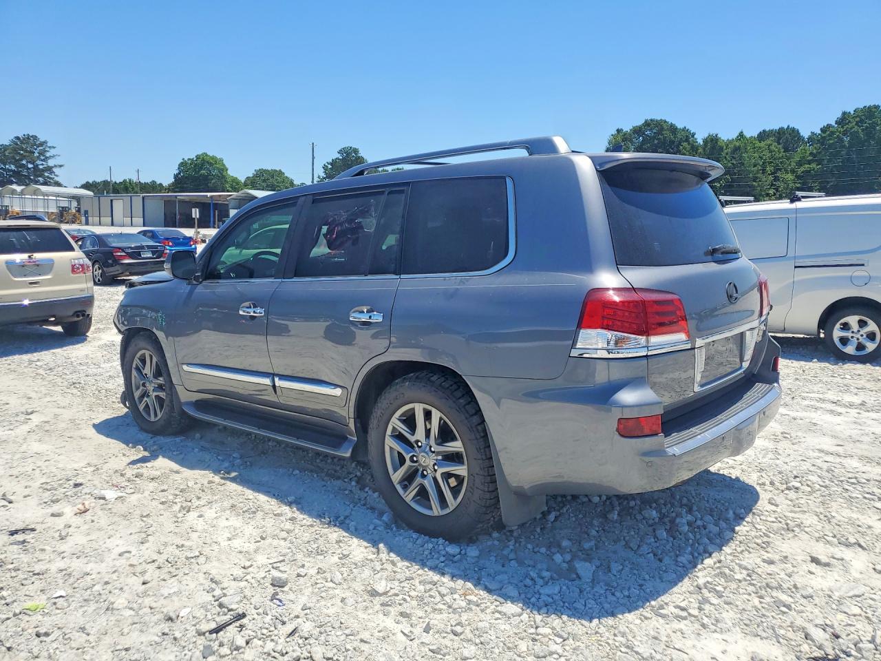 2014 Lexus Lx 570 Gray vin: JTJHY7AX9E4139332