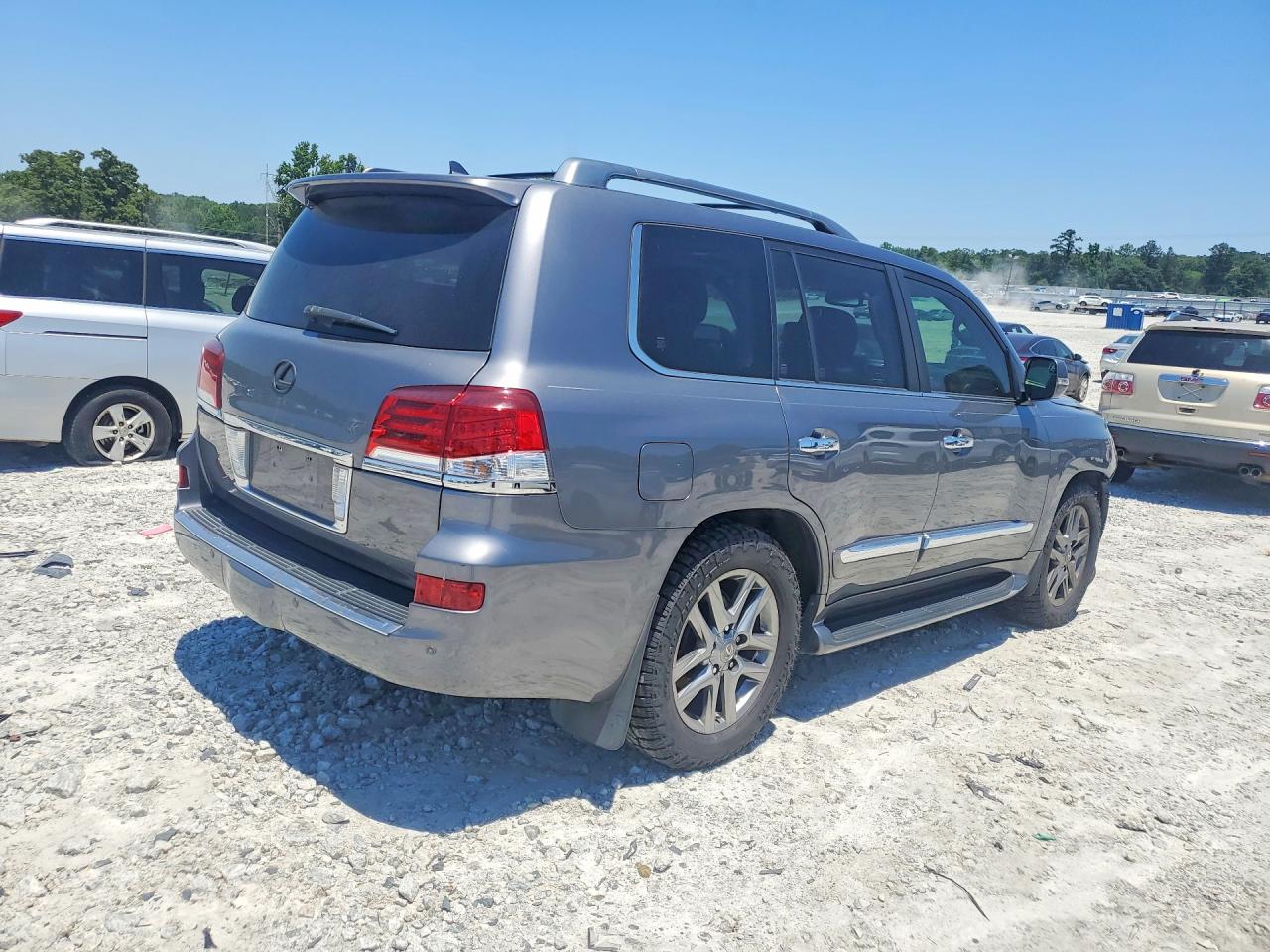 2014 Lexus Lx 570 Gray vin: JTJHY7AX9E4139332