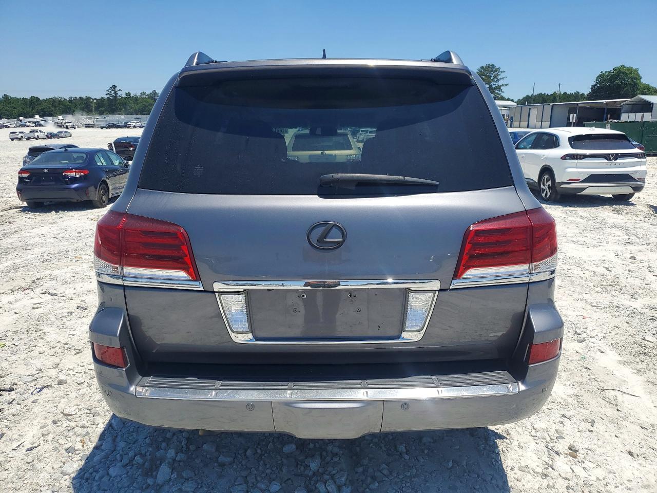 2014 Lexus Lx 570 Gray vin: JTJHY7AX9E4139332