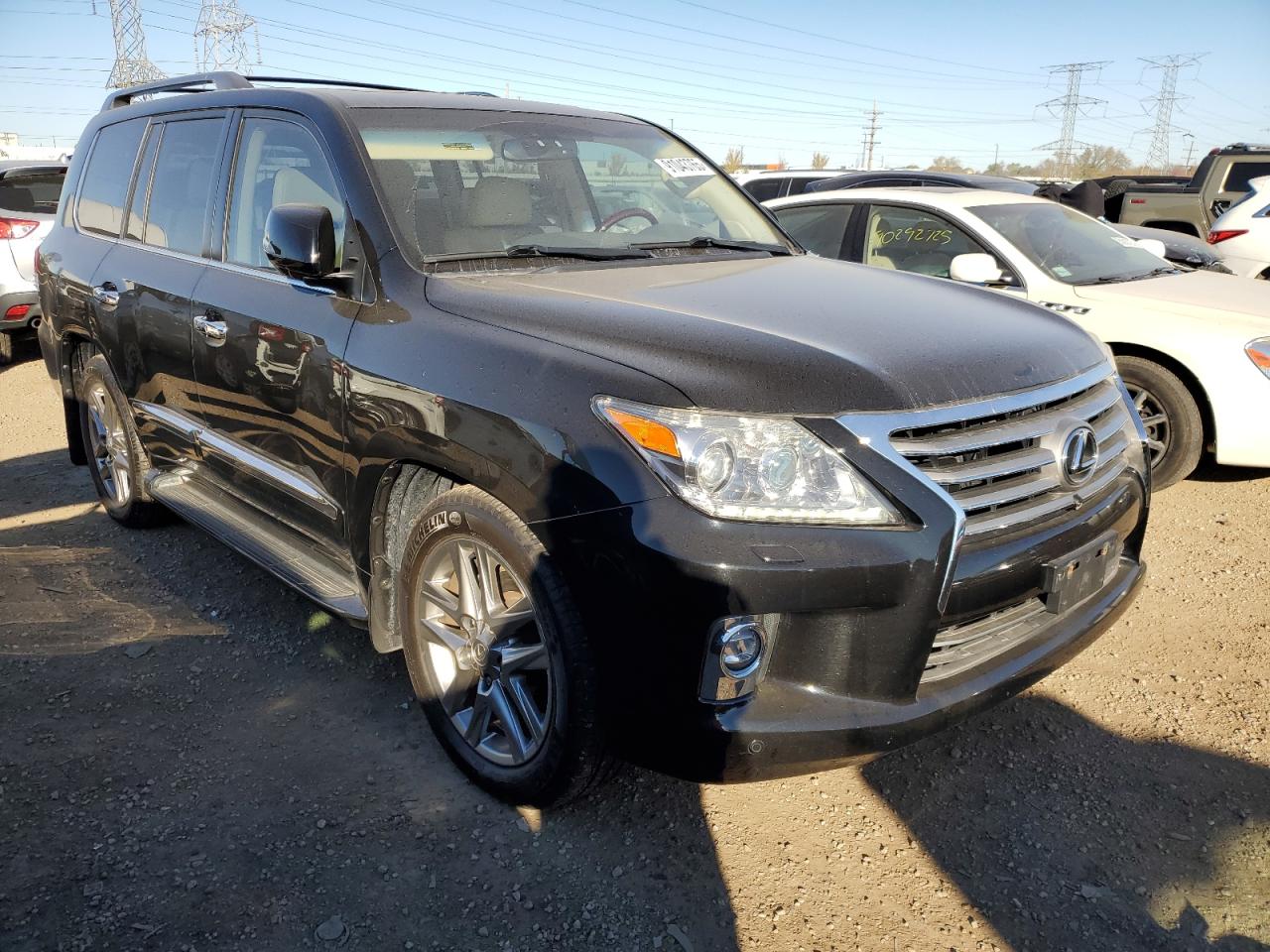 2014 Lexus Lx 570 Черный vin: JTJHY7AXXE4138092
