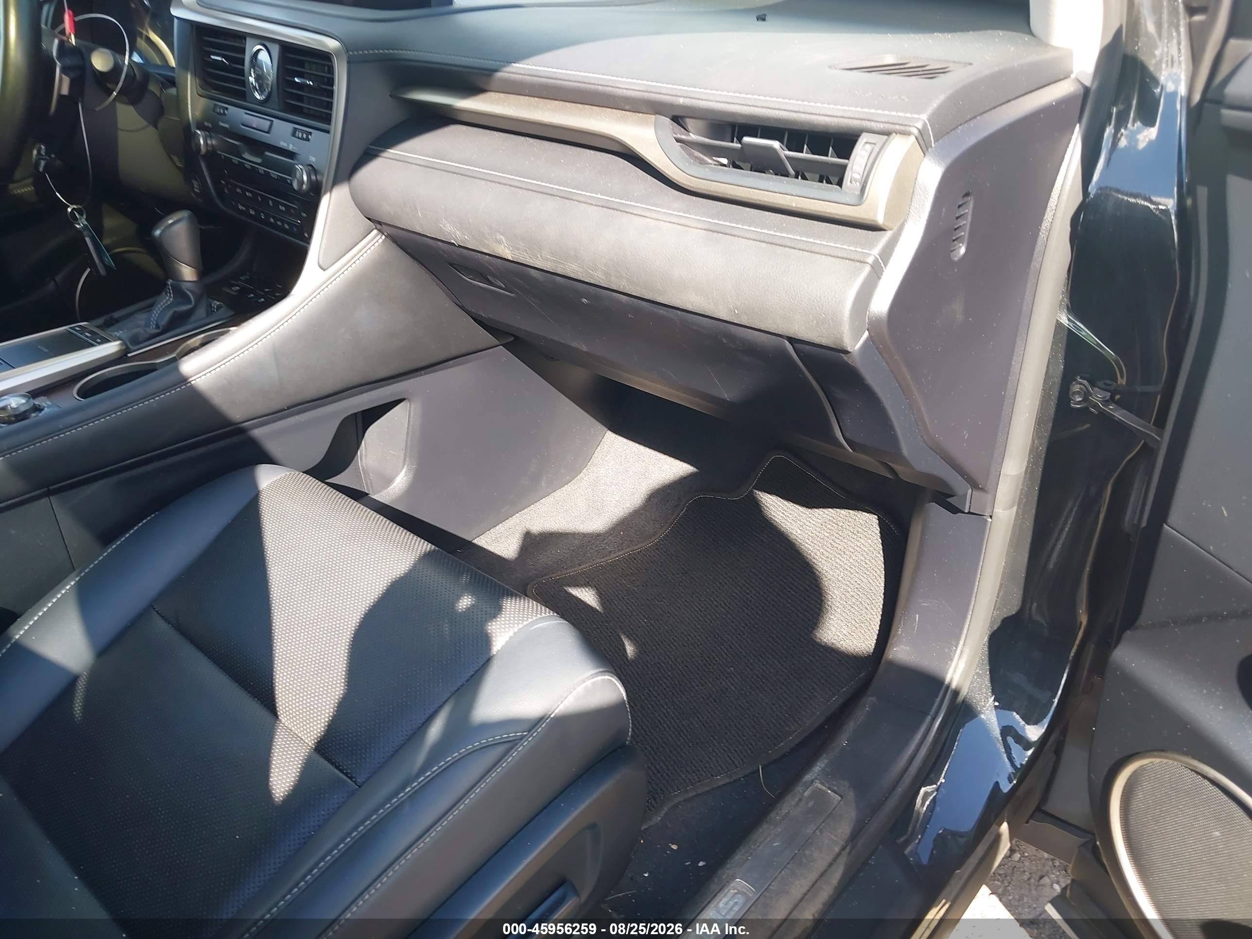 2020 Lexus Rx 350l Black vin: JTJHZKFA3L2026845