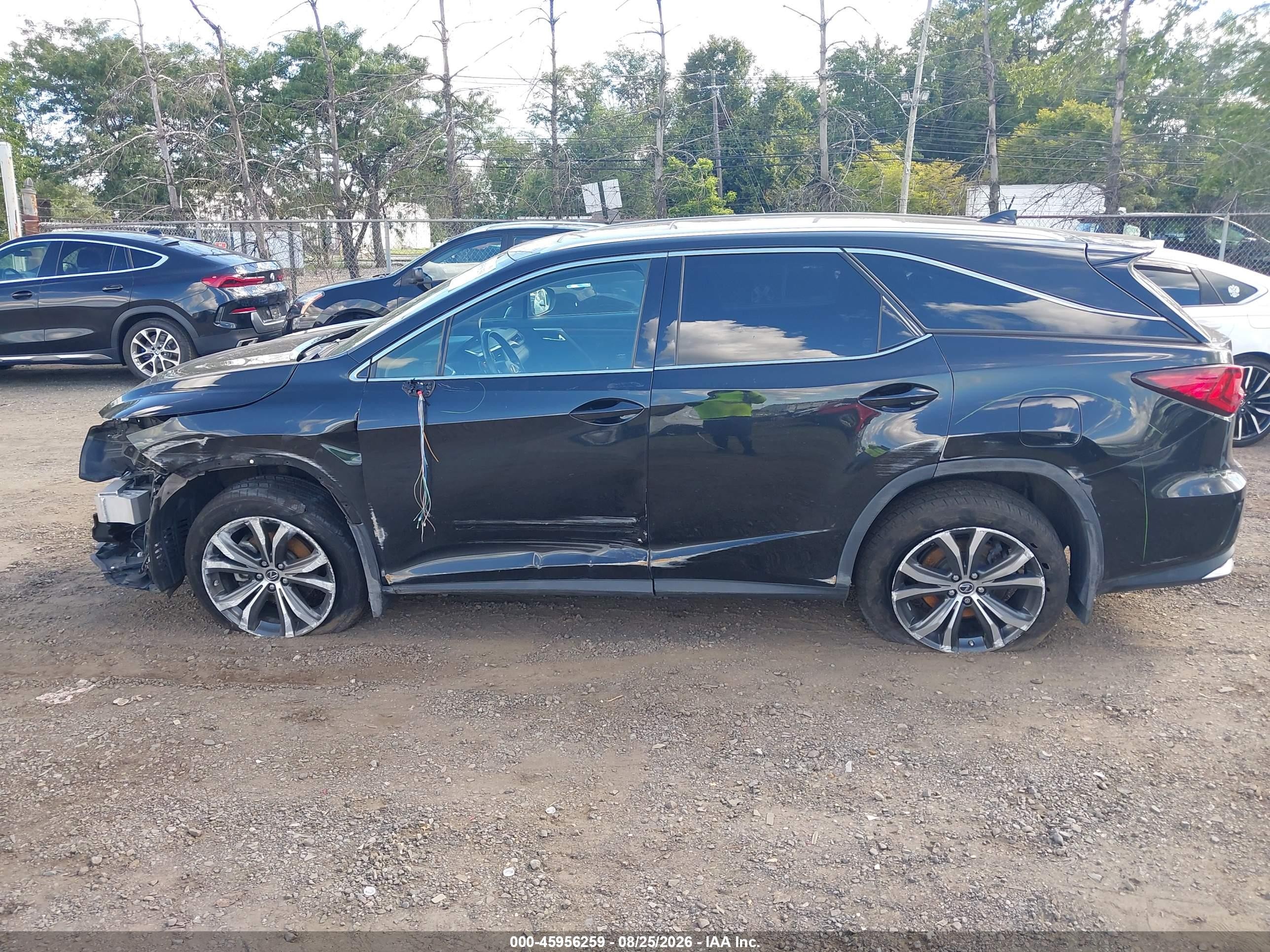 2020 Lexus Rx 350l Black vin: JTJHZKFA3L2026845
