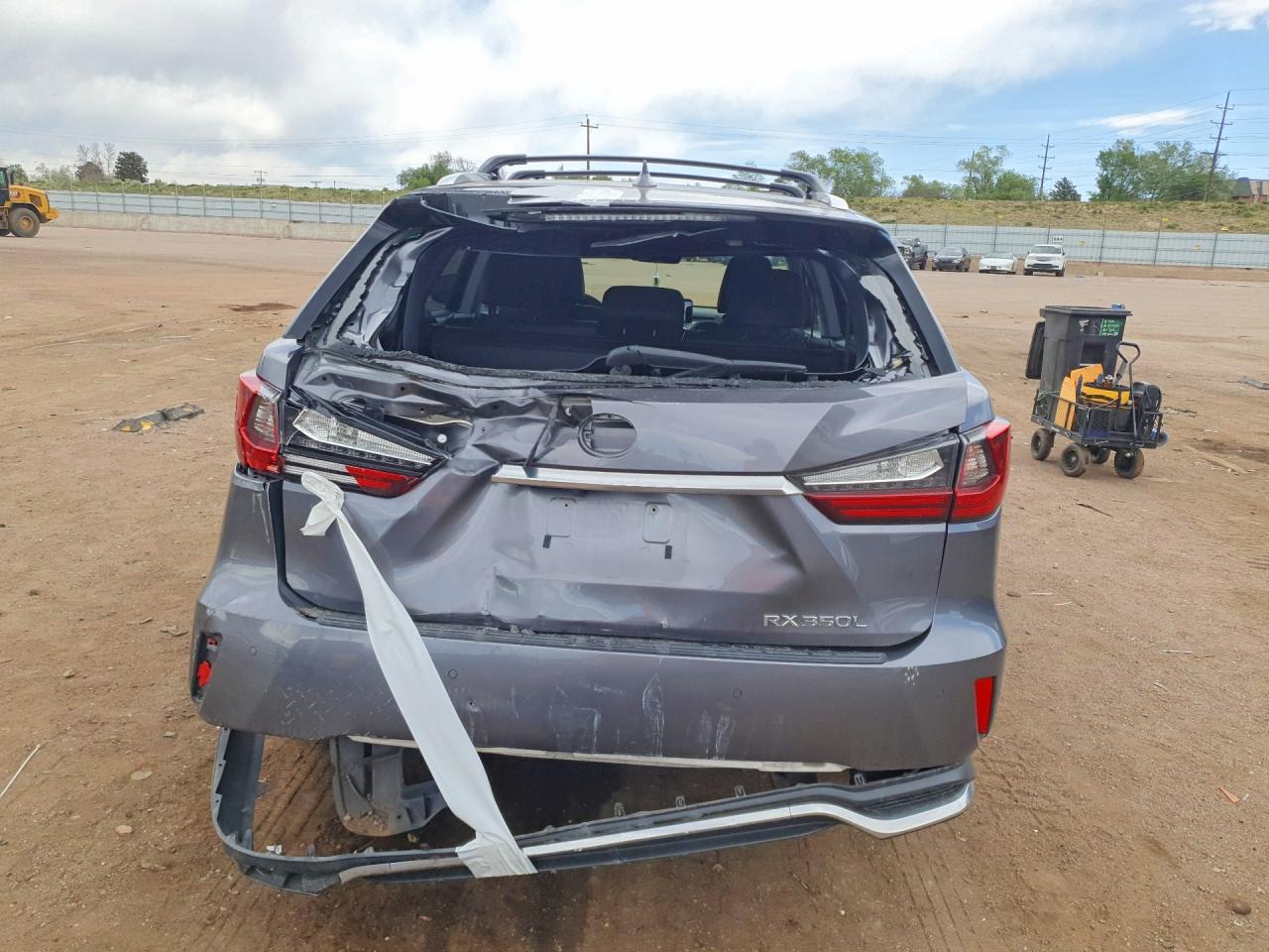 2020 Lexus Rx 350 L Gray vin: JTJHZKFA6L2023129