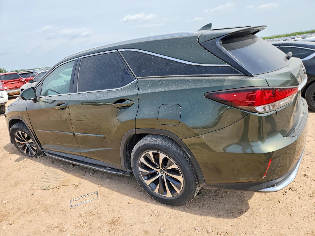 2021 Lexus Rx 350 L Green vin: JTJHZKFA8M2029127