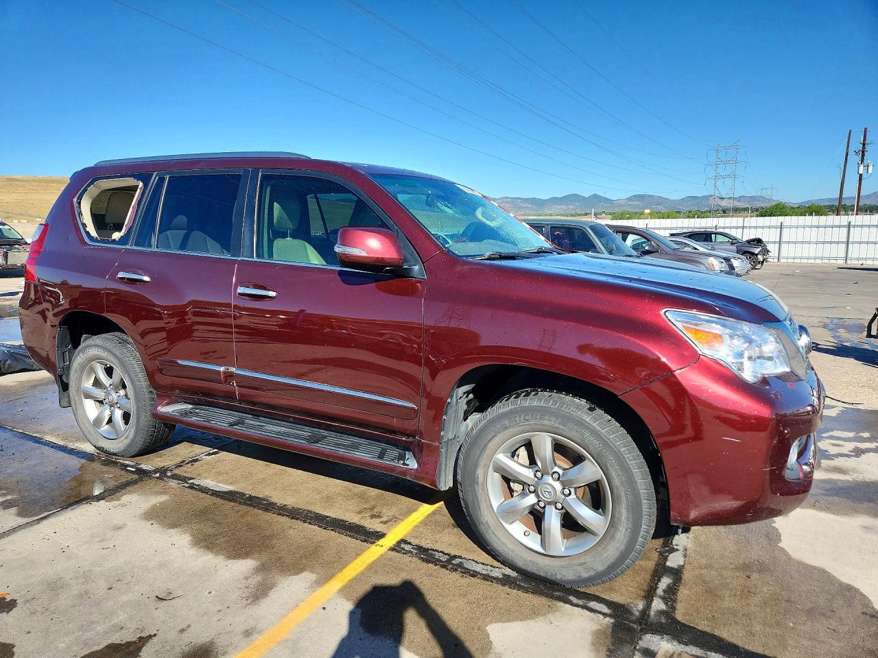 2013 Lexus Gx 460 Premium Maroon vin: JTJJM7FX0D5063319