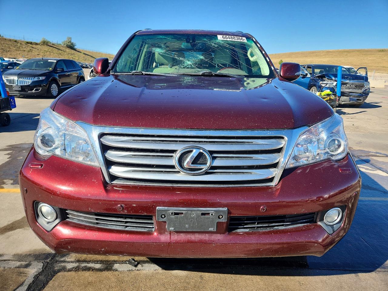 2013 Lexus Gx 460 Premium Maroon vin: JTJJM7FX0D5063319