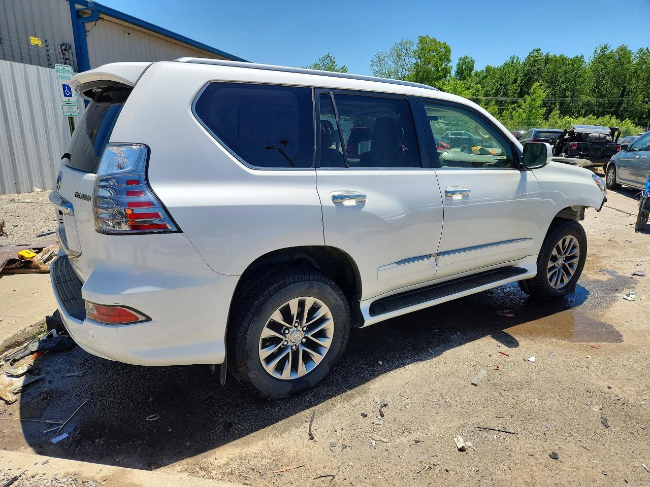 2015 Lexus Gx 460 Premium White vin: JTJJM7FX0F5113459