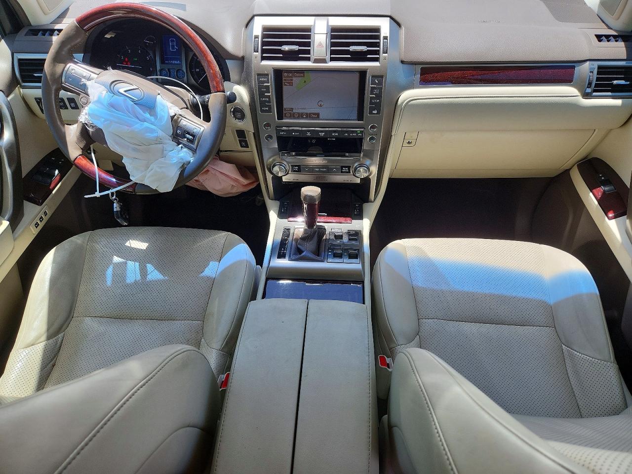2015 Lexus Gx 460 Premium White vin: JTJJM7FX0F5113459