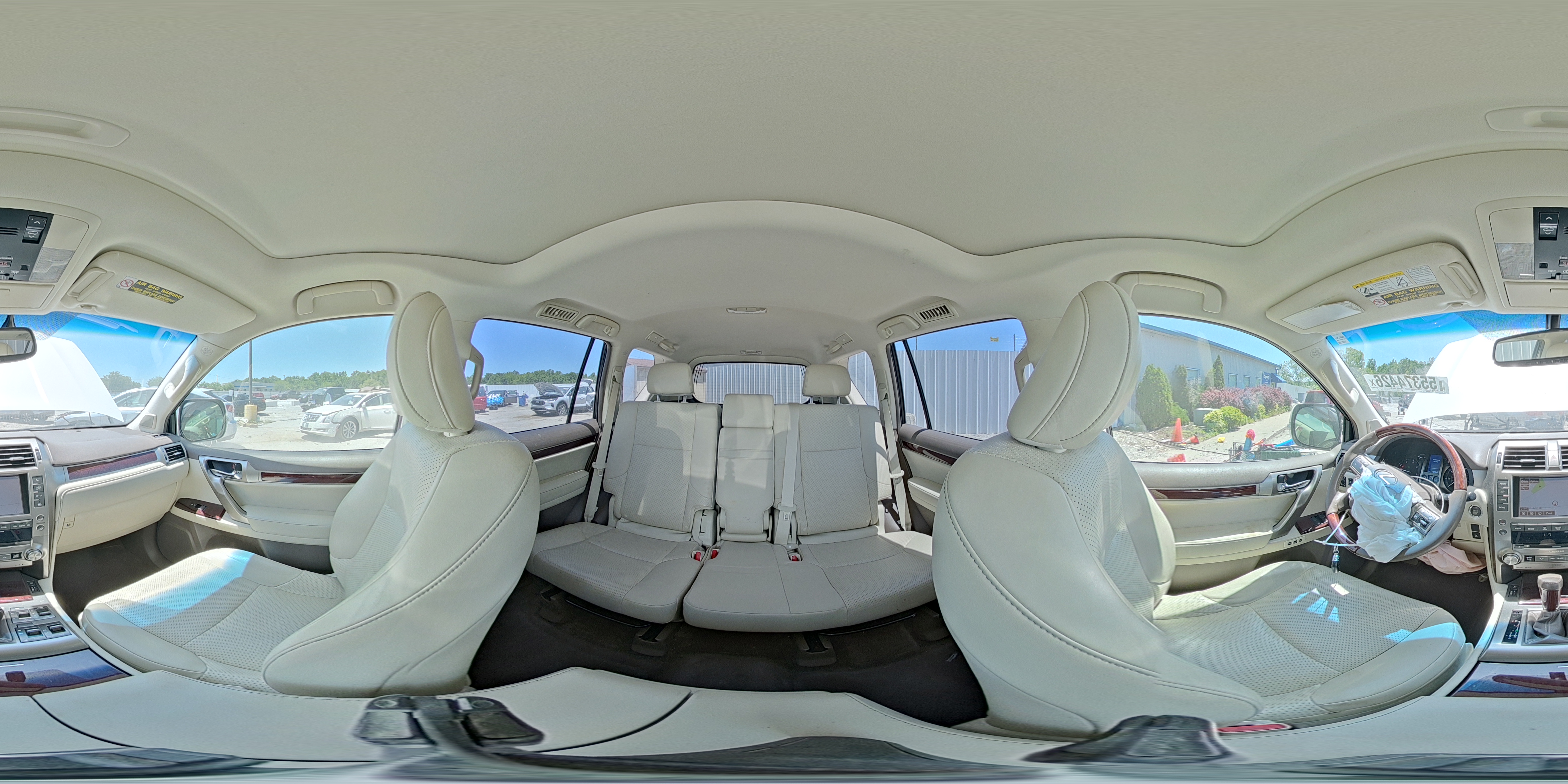 2015 Lexus Gx 460 Premium White vin: JTJJM7FX0F5113459