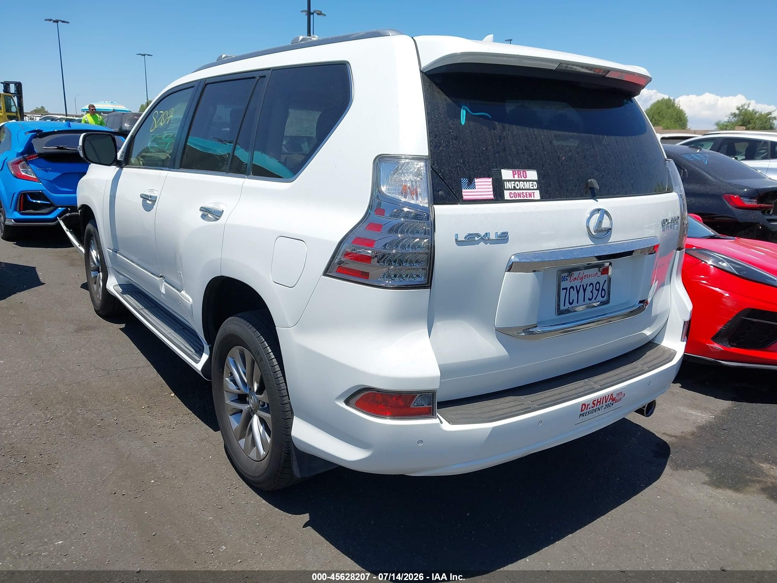 2014 Lexus Gx 460 Luxury White vin: JTJJM7FX1E5069017