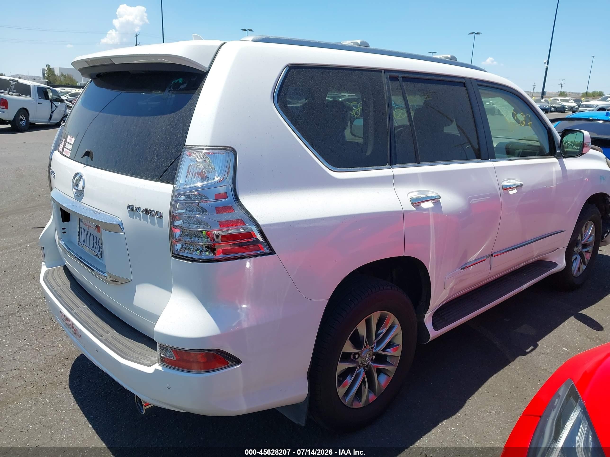 2014 Lexus Gx 460 Luxury White vin: JTJJM7FX1E5069017