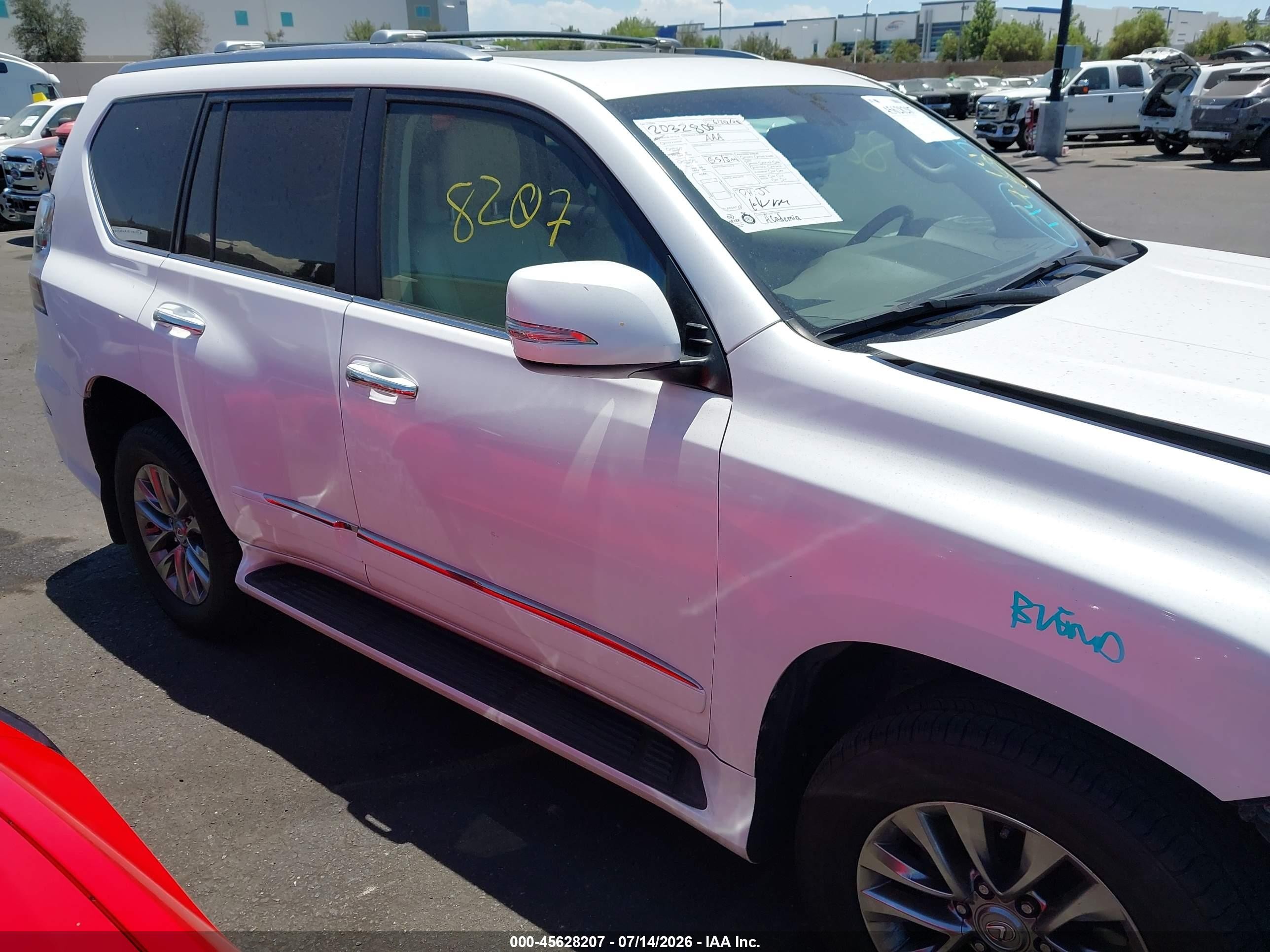 2014 Lexus Gx 460 Luxury White vin: JTJJM7FX1E5069017