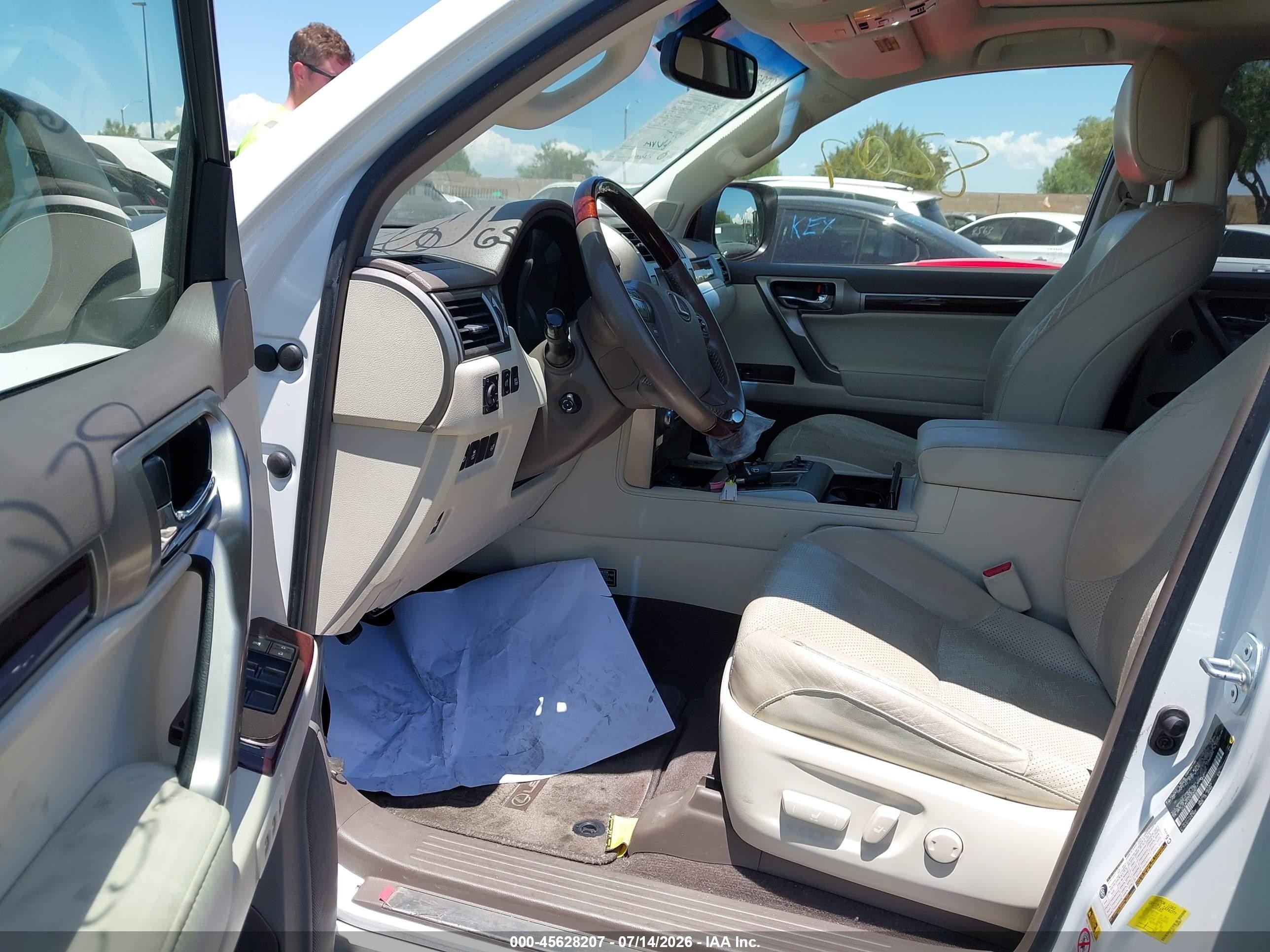 2014 Lexus Gx 460 Luxury White vin: JTJJM7FX1E5069017