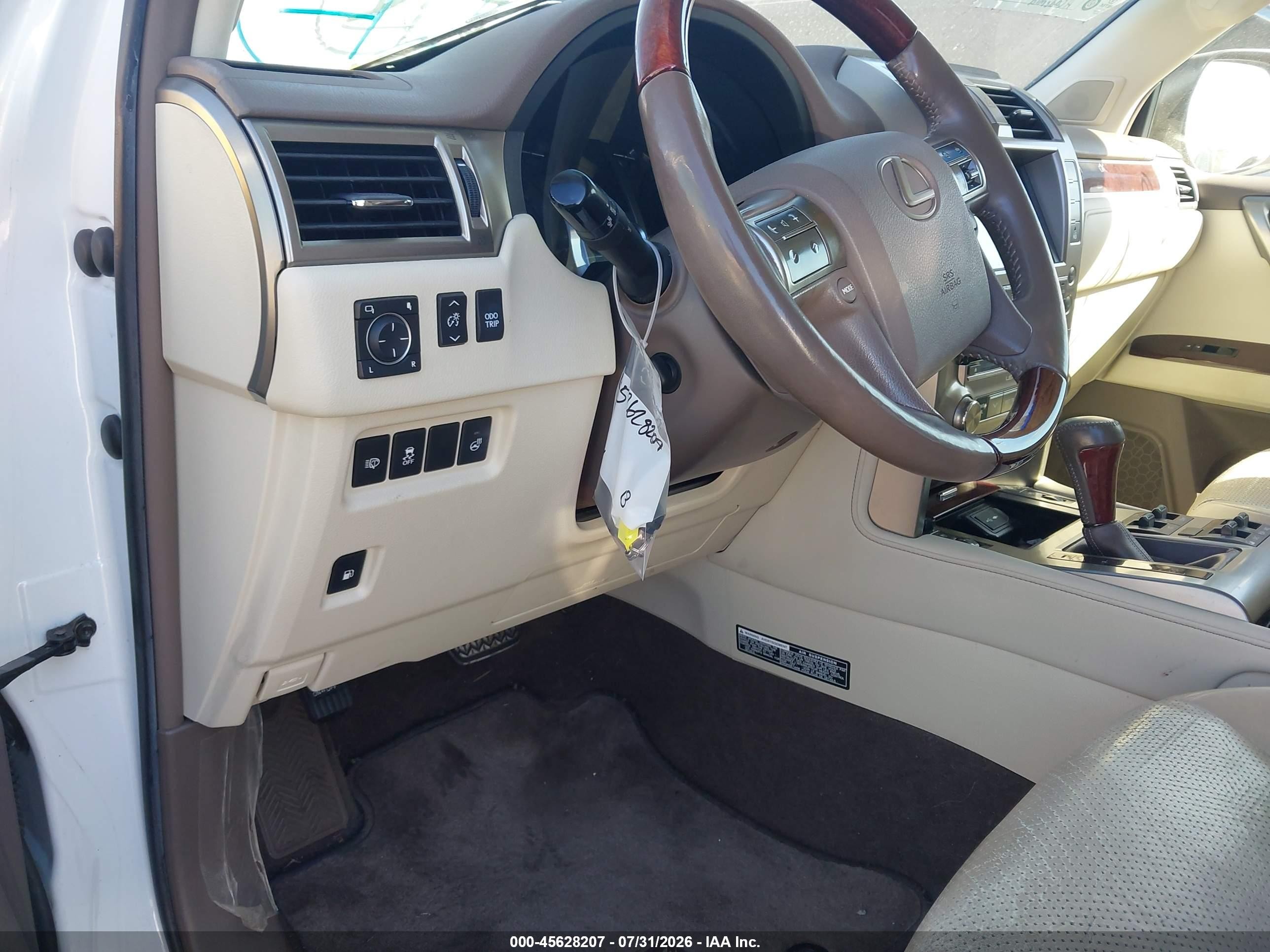 2014 Lexus Gx 460 Luxury White vin: JTJJM7FX1E5069017