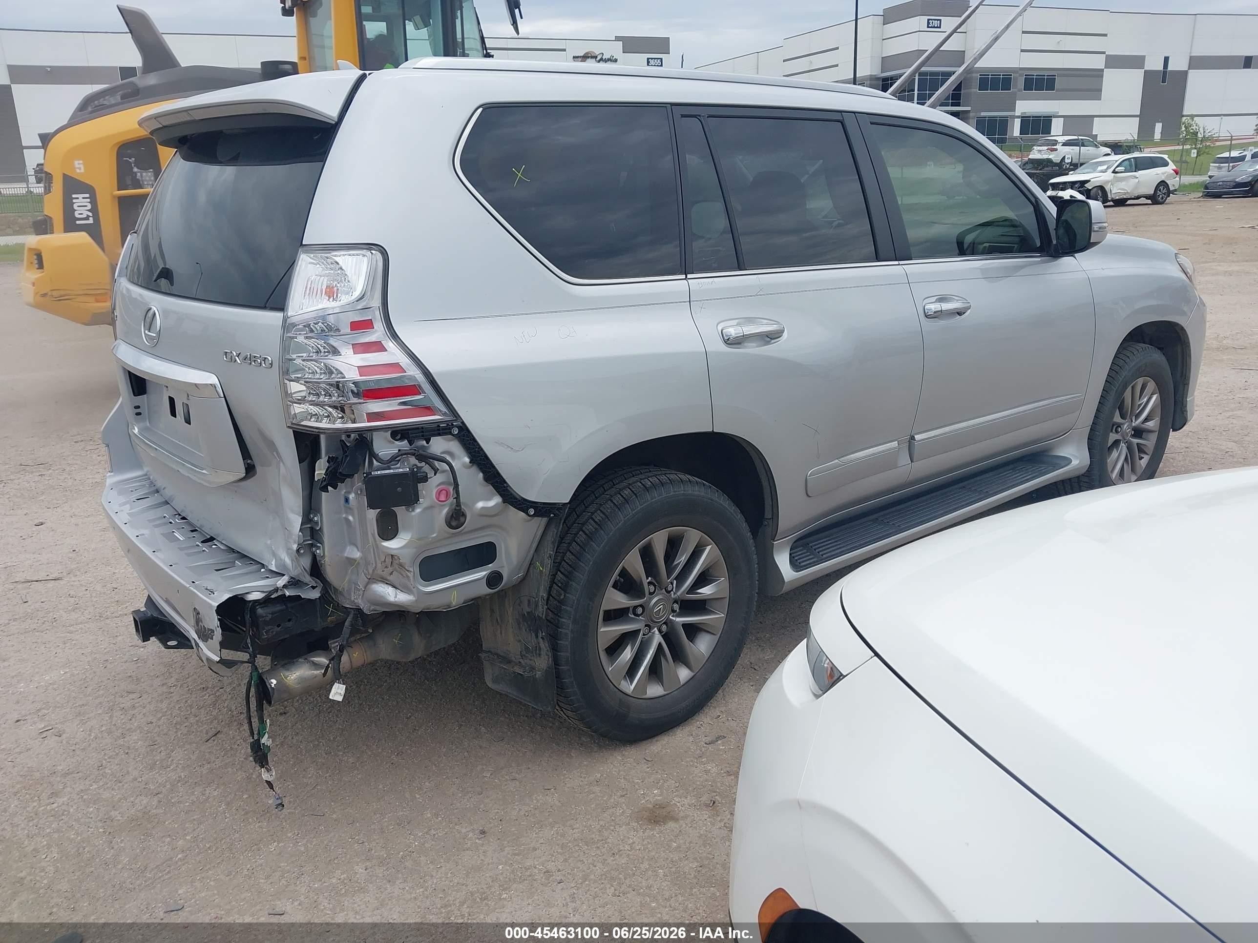 2014 Lexus Gx 460 Luxury Silver vin: JTJJM7FX1E5077649