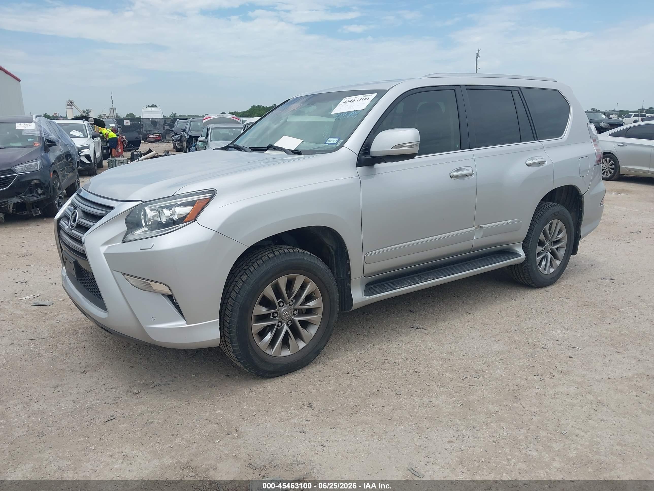 2014 Lexus Gx 460 Luxury Silver vin: JTJJM7FX1E5077649