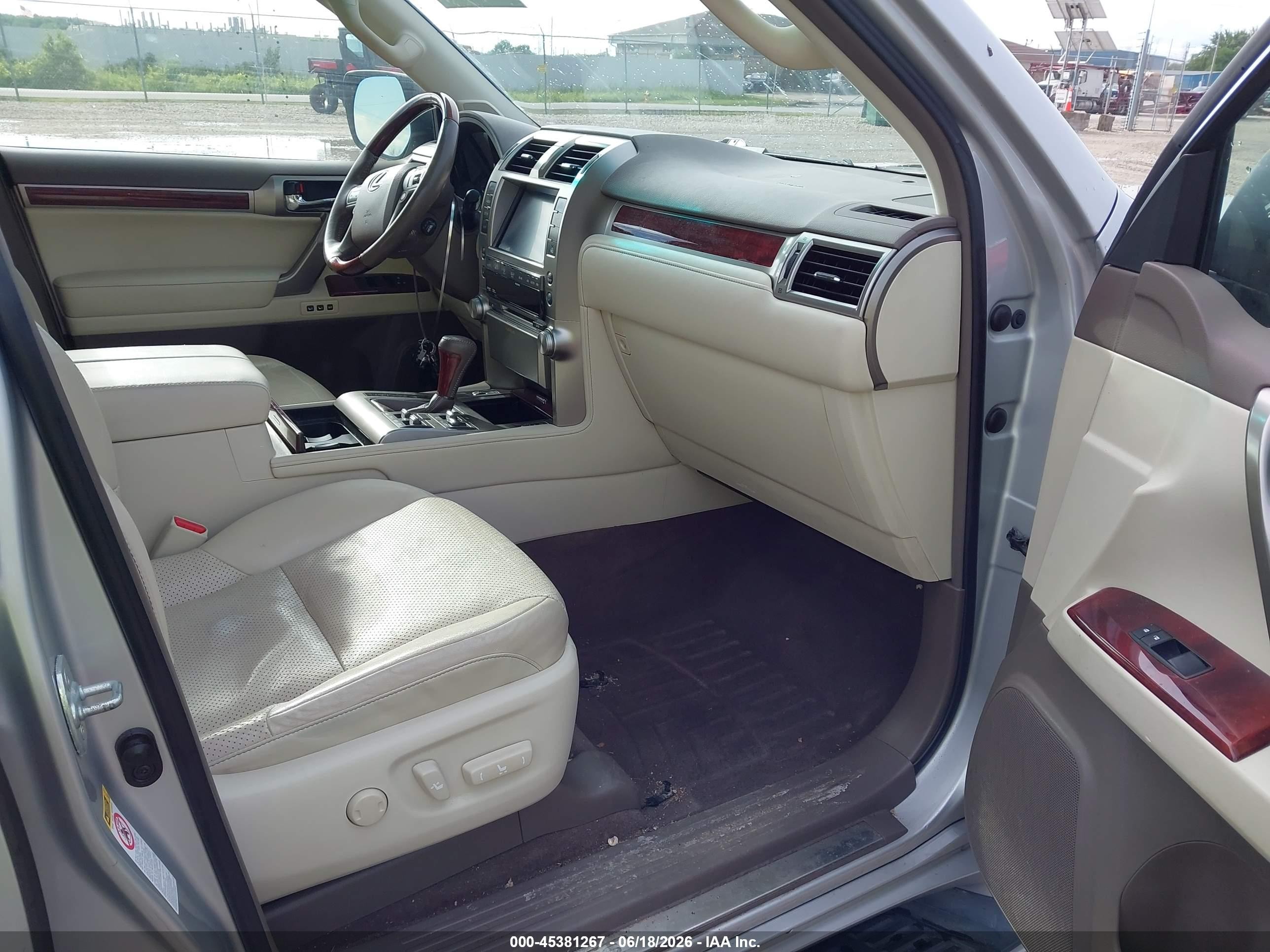 2013 Lexus Gx 460 Premium Silver vin: JTJJM7FX2D5059398