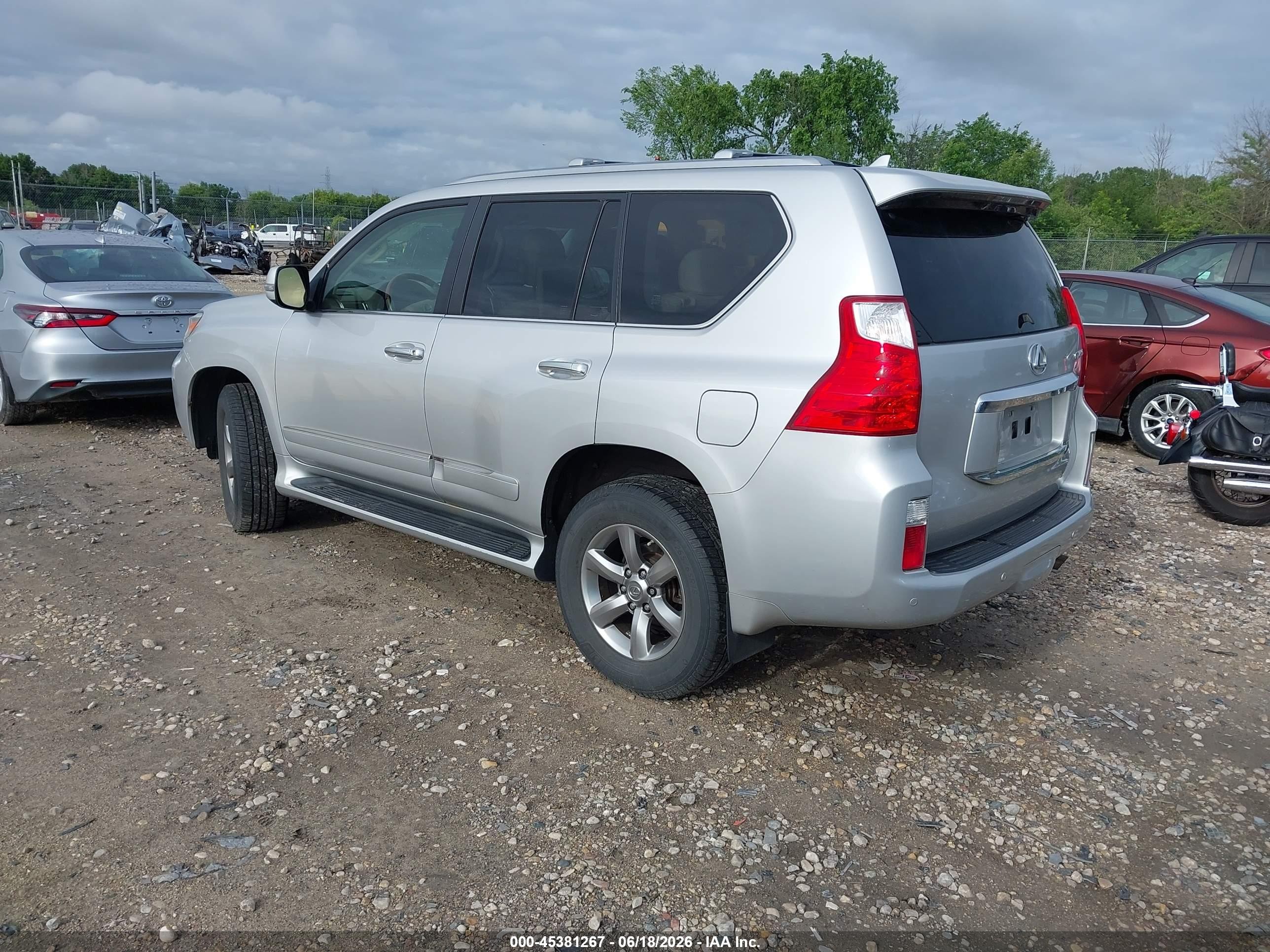 2013 Lexus Gx 460 Premium Silver vin: JTJJM7FX2D5059398