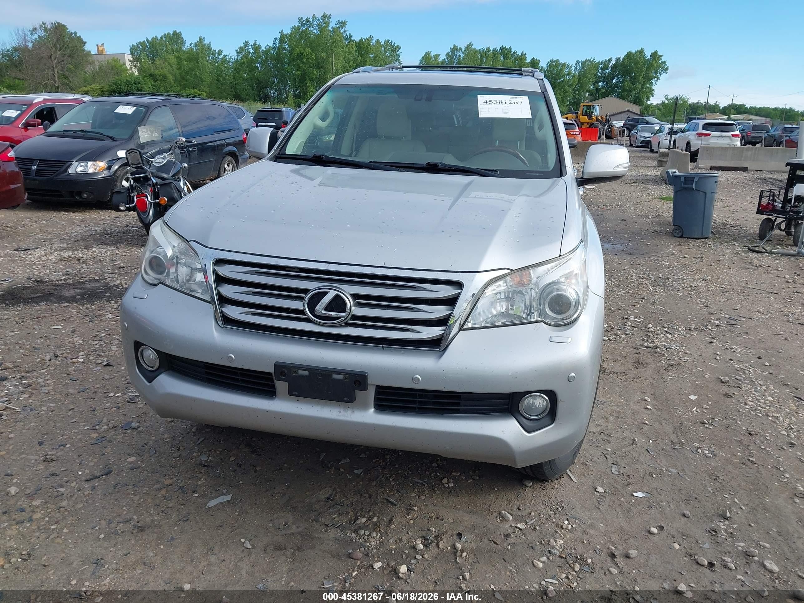 2013 Lexus Gx 460 Premium Silver vin: JTJJM7FX2D5059398