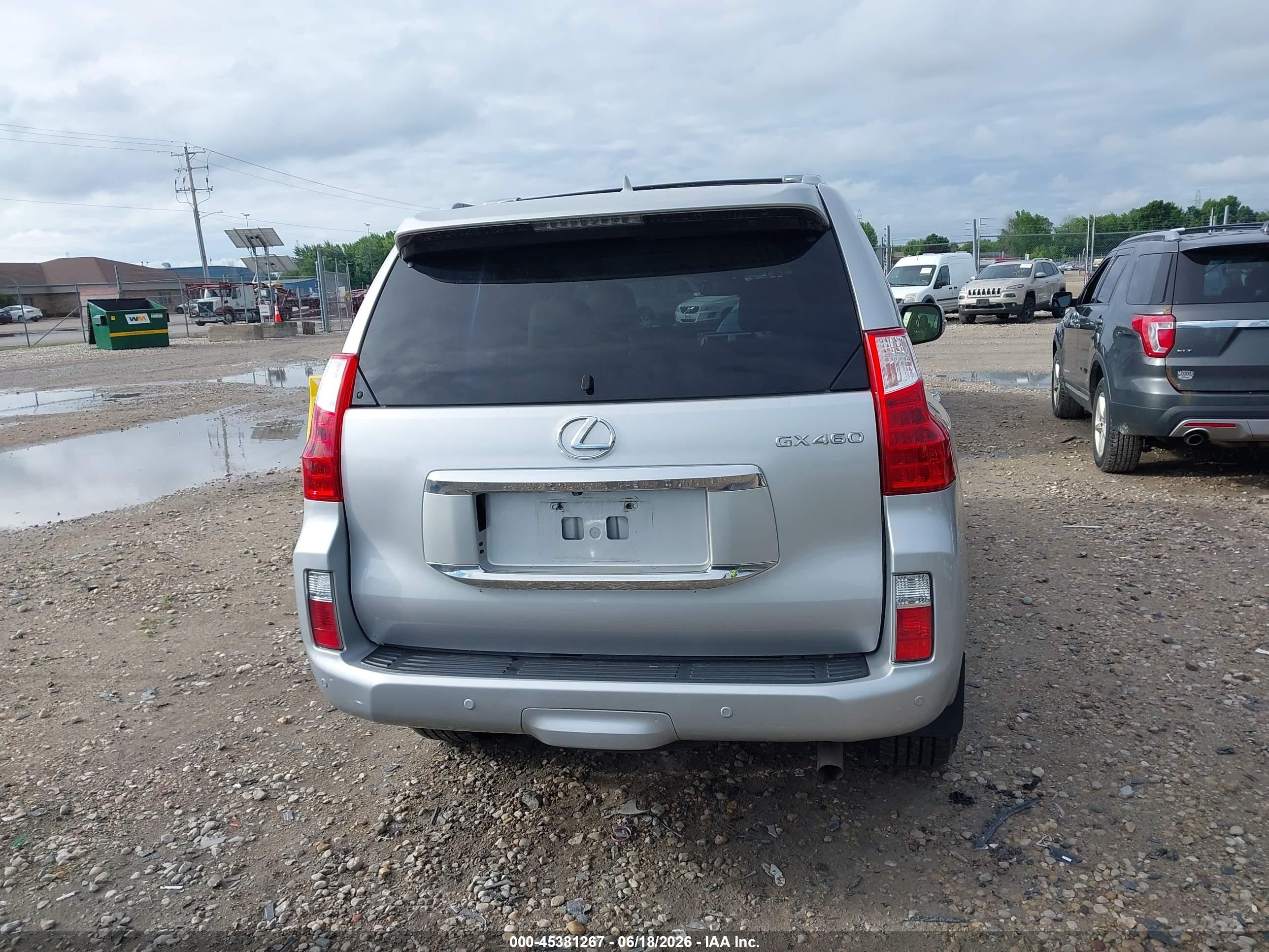 2013 Lexus Gx 460 Premium Silver vin: JTJJM7FX2D5059398
