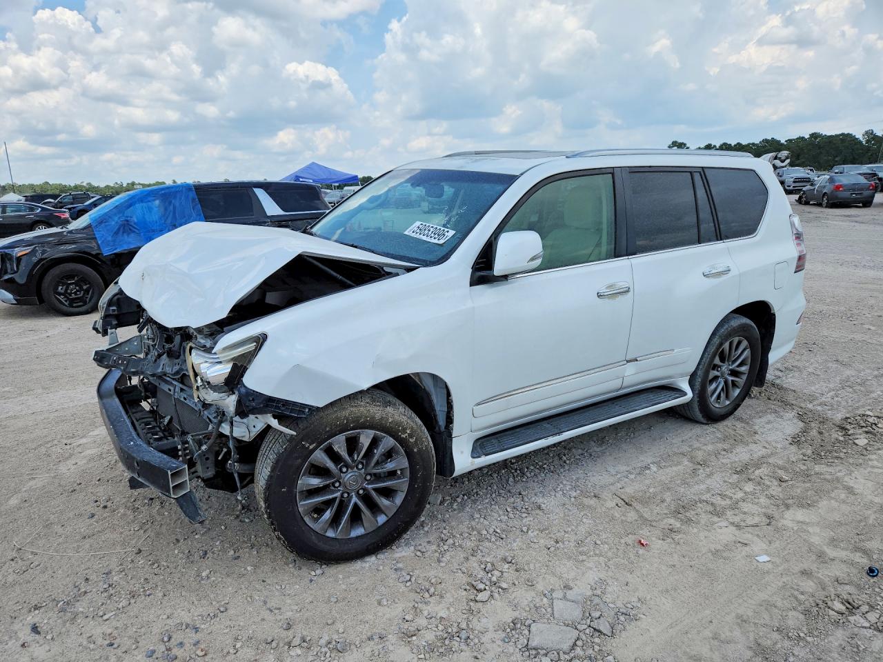 2015 Lexus Gx 460 Premium White vin: JTJJM7FX2F5108411