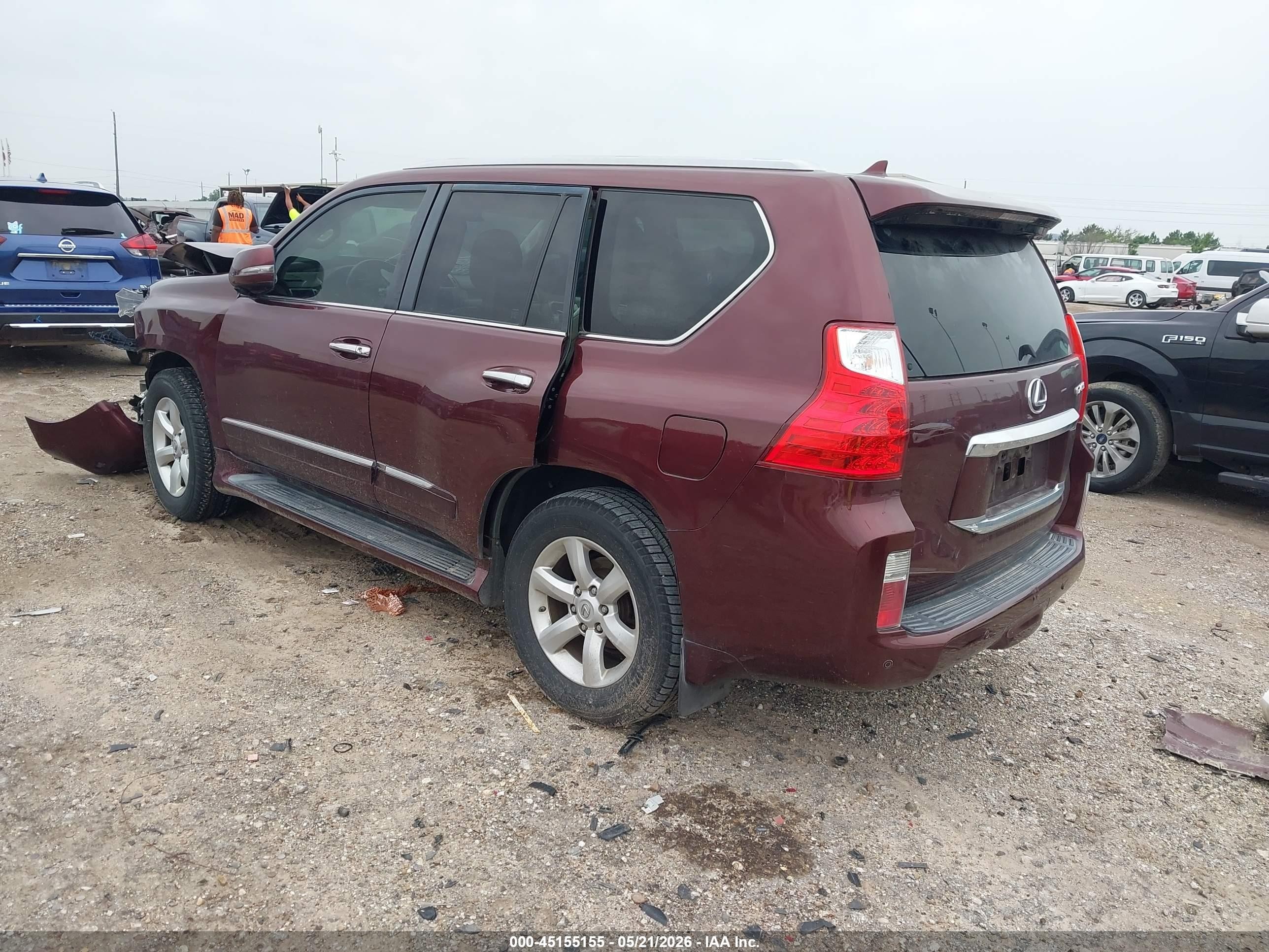 2013 Lexus Gx 460 Premium Burgundy vin: JTJJM7FX4D5063436