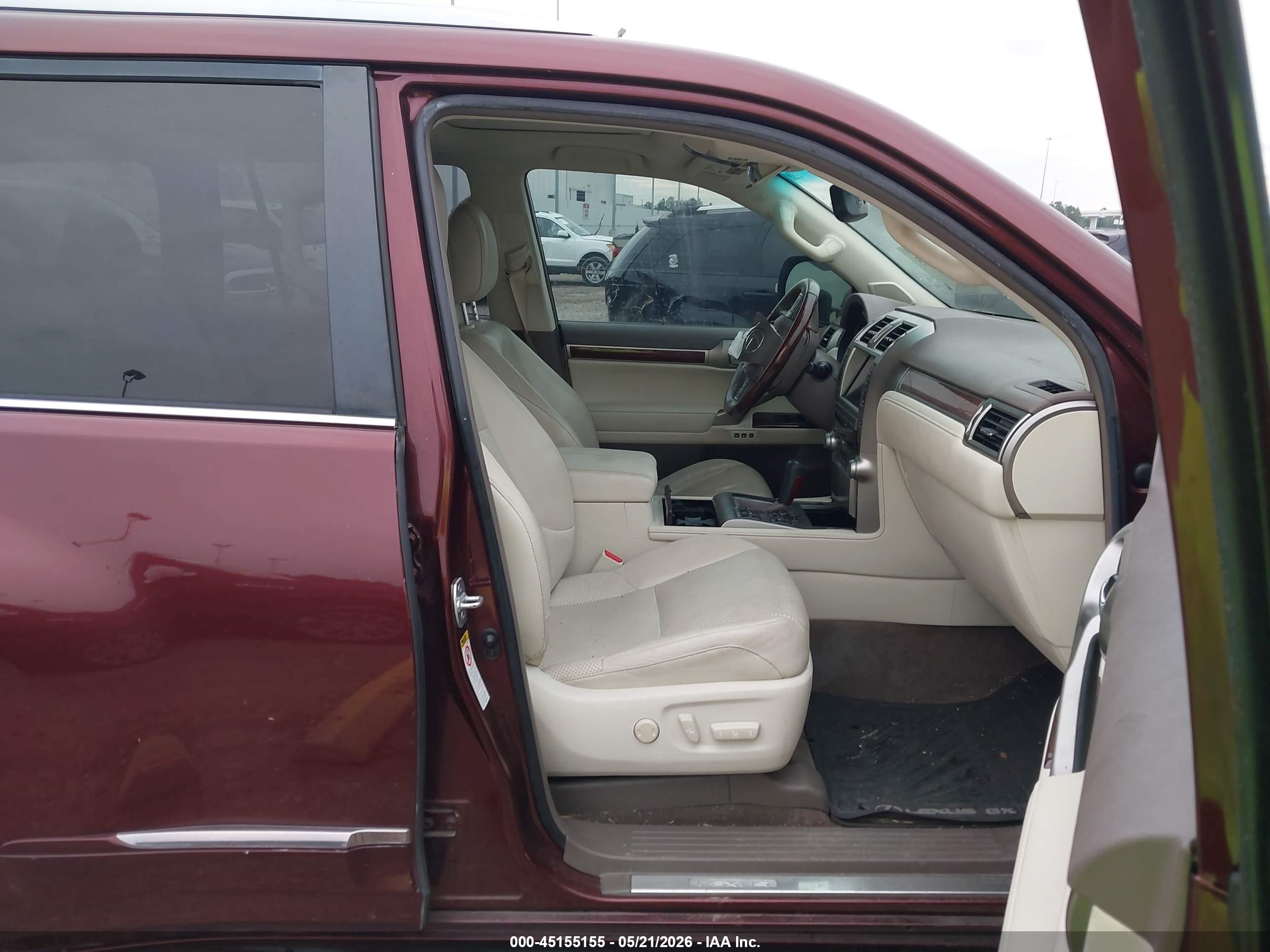 2013 Lexus Gx 460 Premium Burgundy vin: JTJJM7FX4D5063436