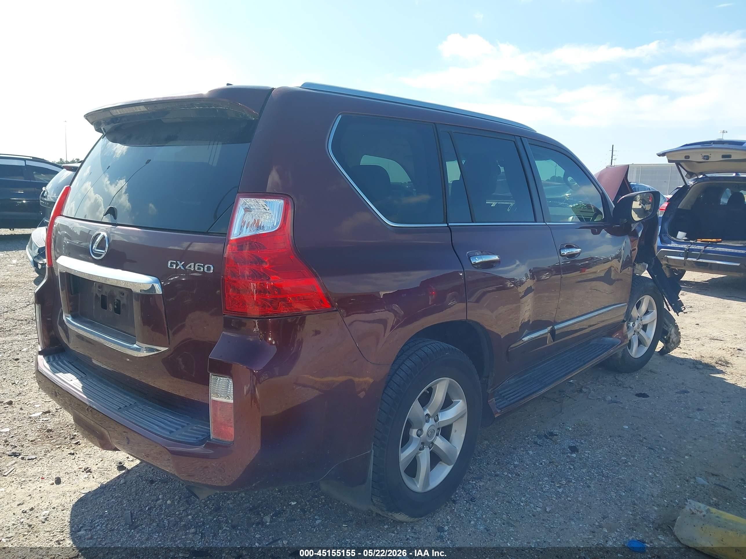 2013 Lexus Gx 460 Premium Burgundy vin: JTJJM7FX4D5063436