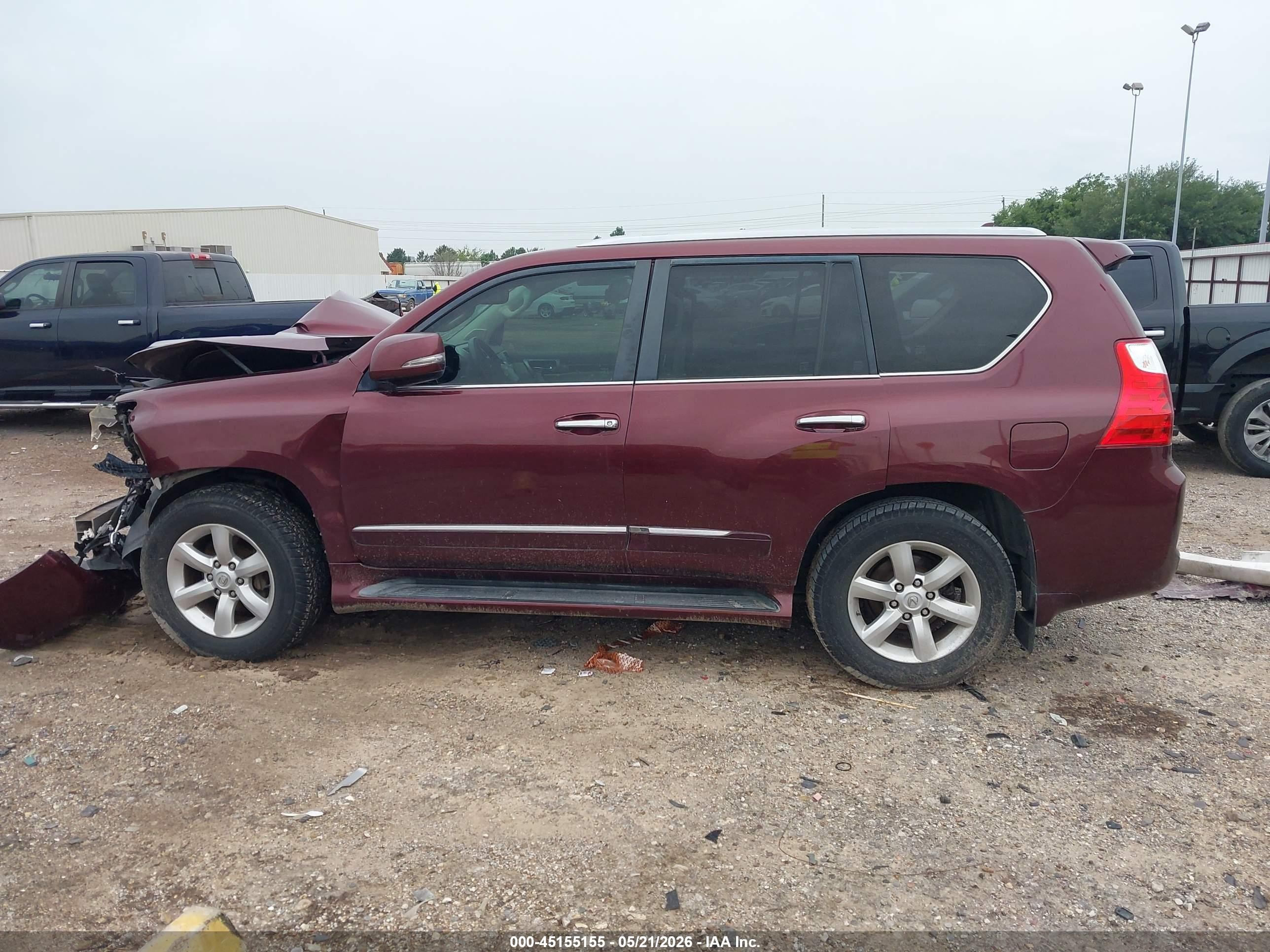 2013 Lexus Gx 460 Premium Burgundy vin: JTJJM7FX4D5063436