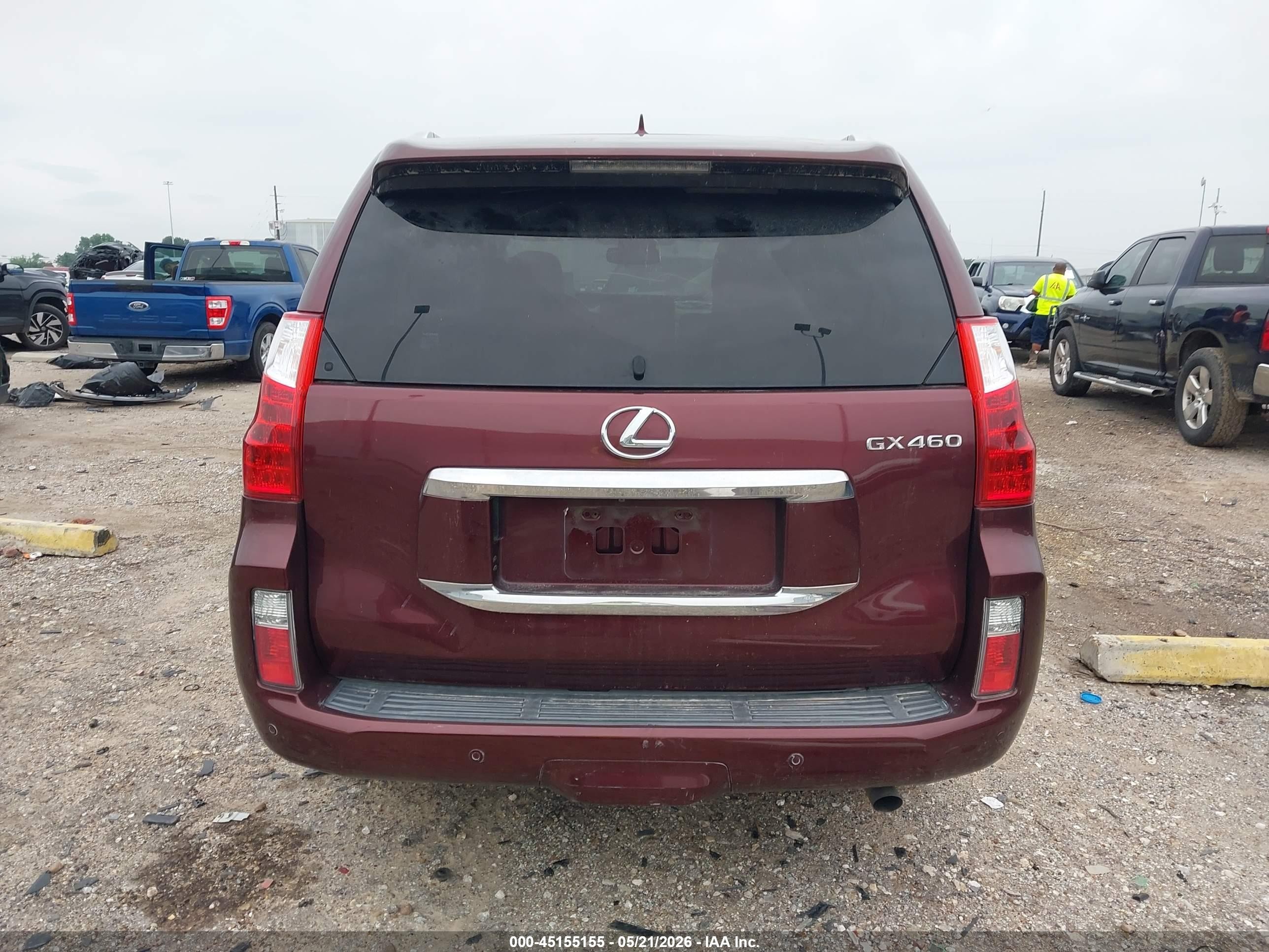2013 Lexus Gx 460 Premium Burgundy vin: JTJJM7FX4D5063436