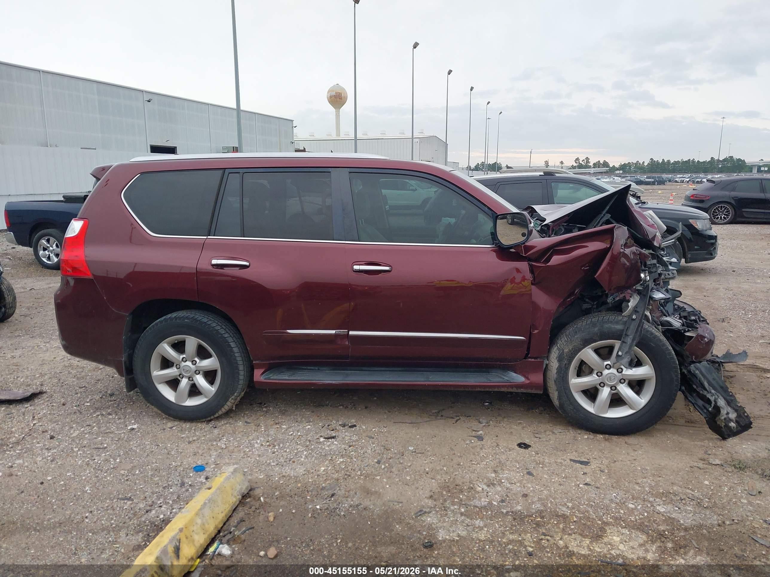 2013 Lexus Gx 460 Premium Burgundy vin: JTJJM7FX4D5063436