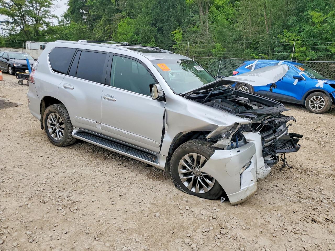2015 Lexus Gx 460 Premium Silver vin: JTJJM7FX4F5115537