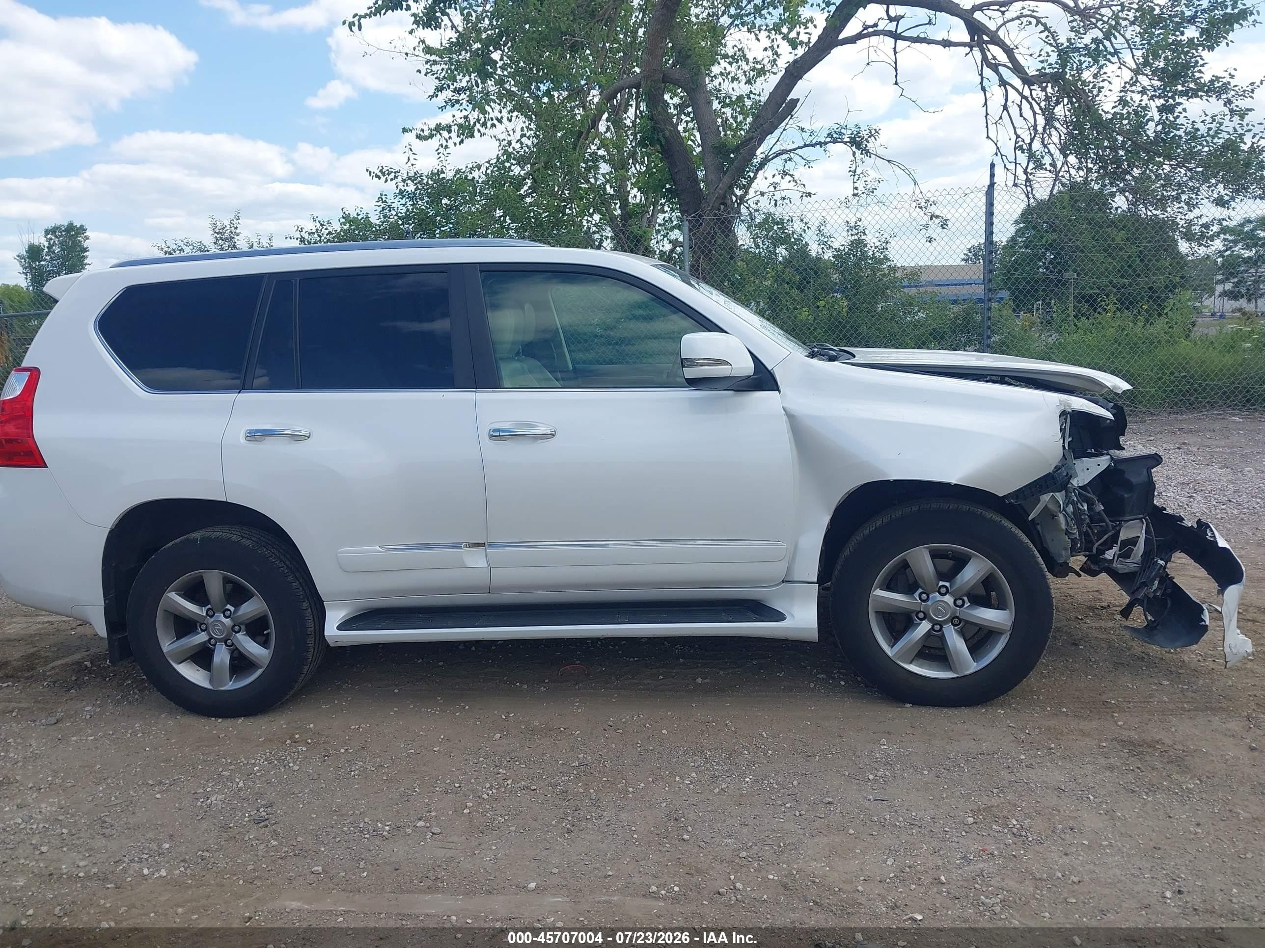 2013 Lexus Gx 460 Premium White vin: JTJJM7FX5D5059346