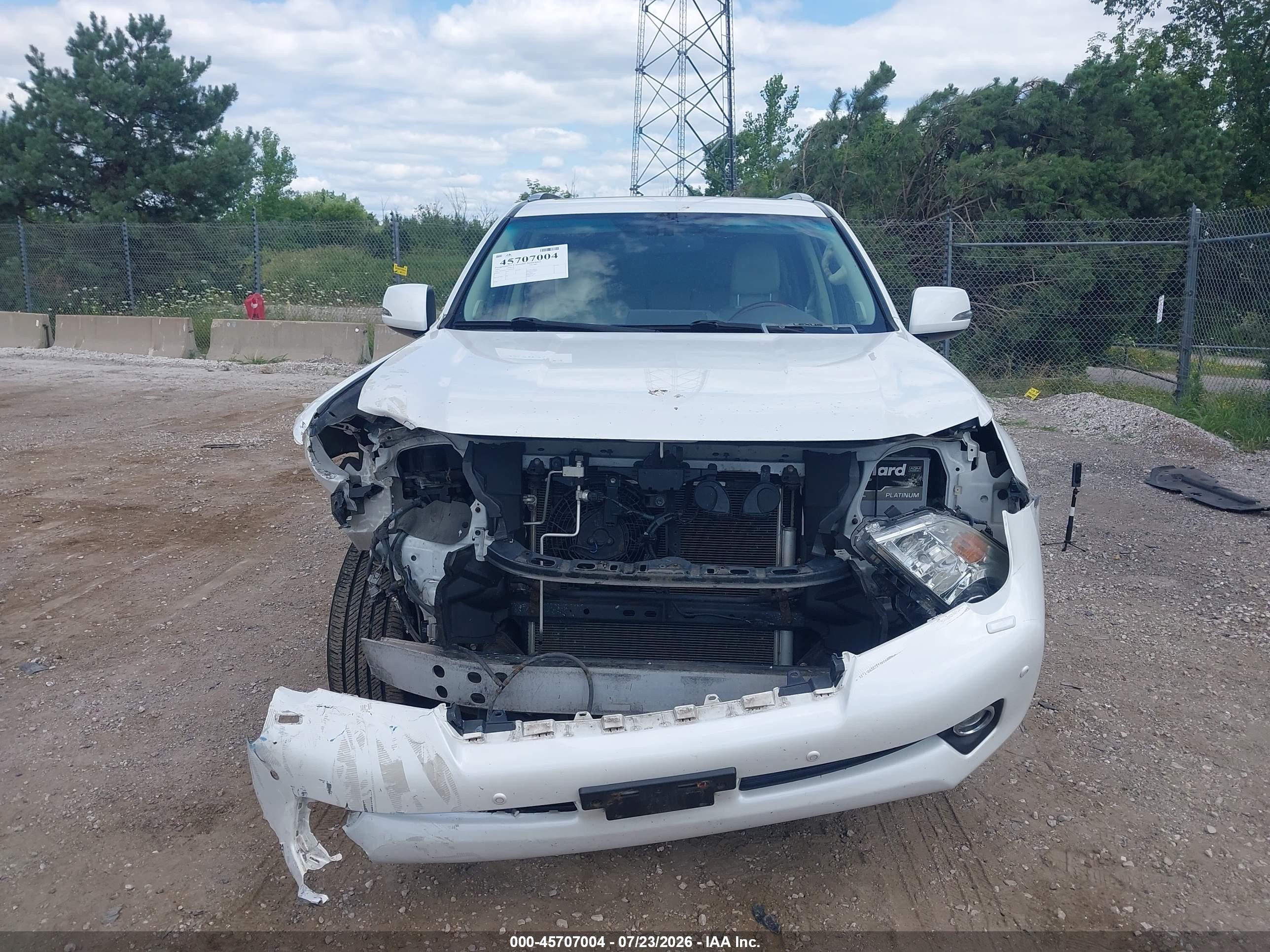 2013 Lexus Gx 460 Premium White vin: JTJJM7FX5D5059346