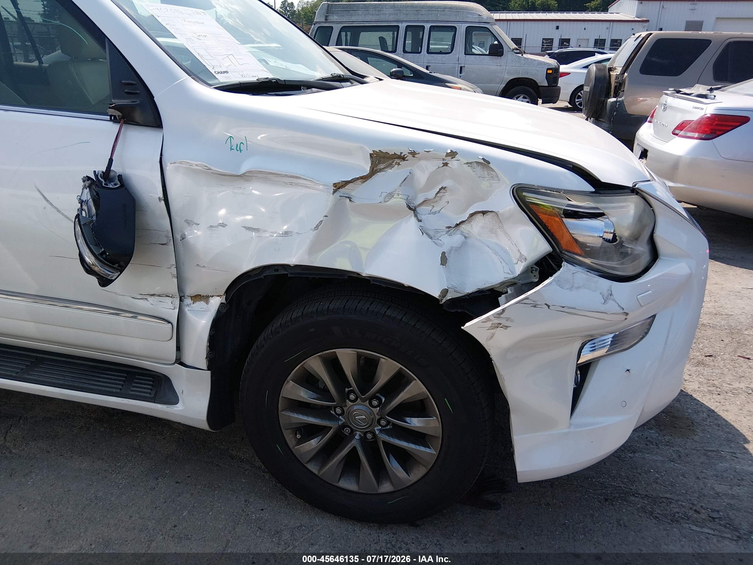 2014 Lexus Gx 460 Luxury White vin: JTJJM7FX5E5073667