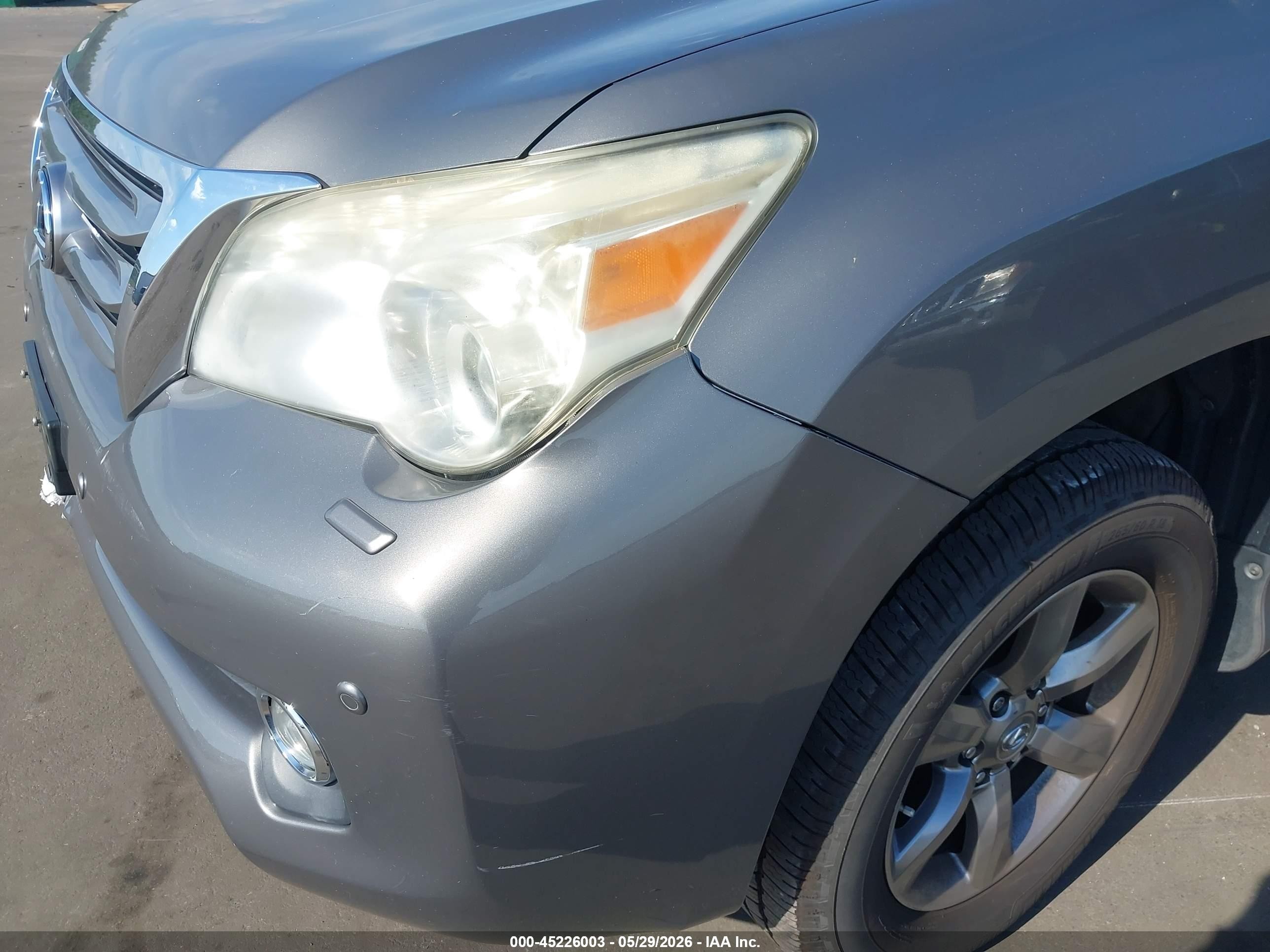2012 Lexus Gx 460 Premium Gray vin: JTJJM7FX6C5044305